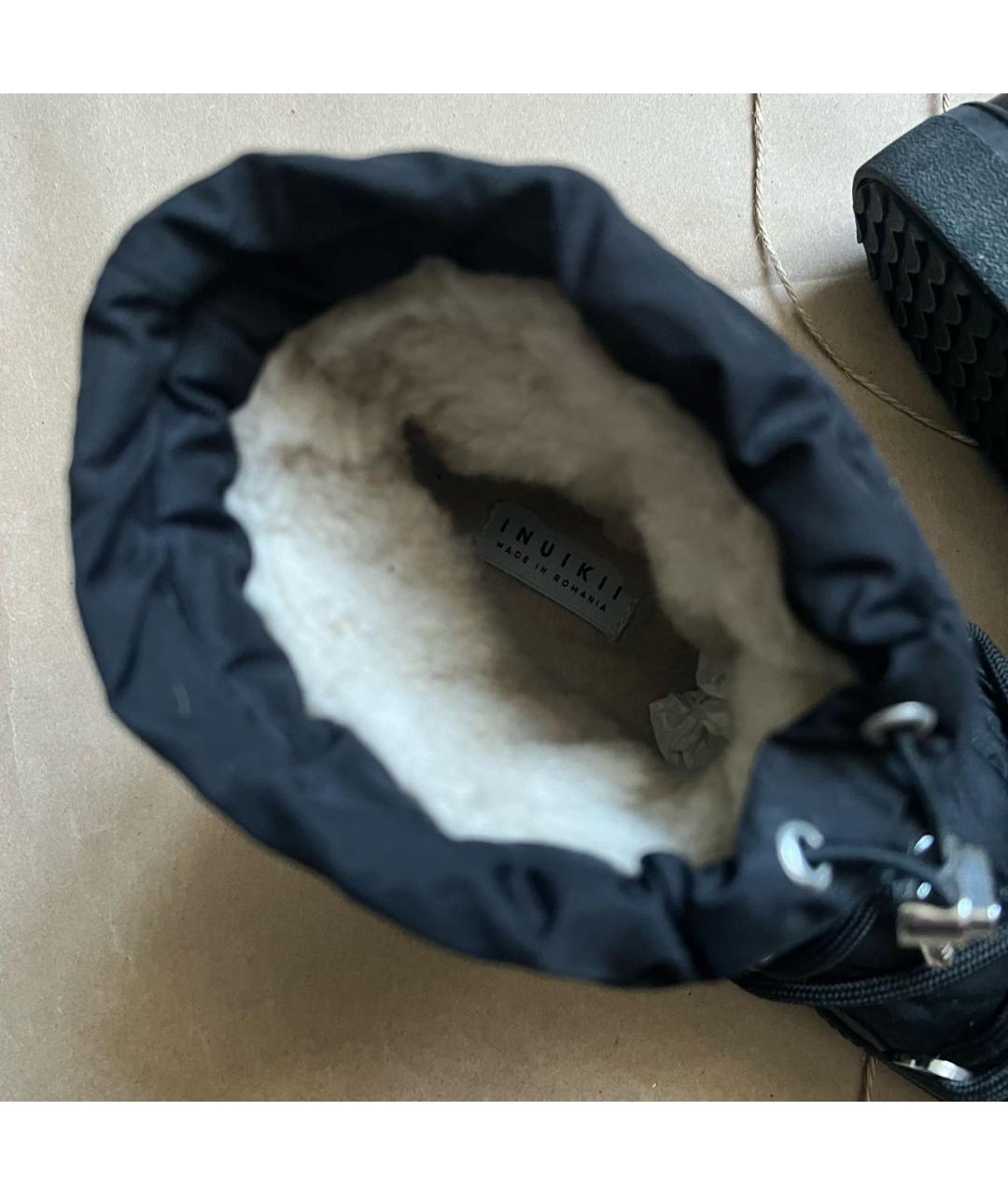 INUIKII Черные резиновые ботинки, фото 5