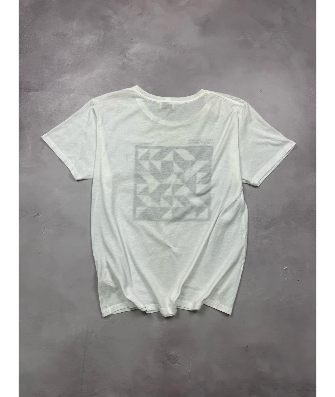 SAINT LAURENT Белая хлопковая футболка, фото 3