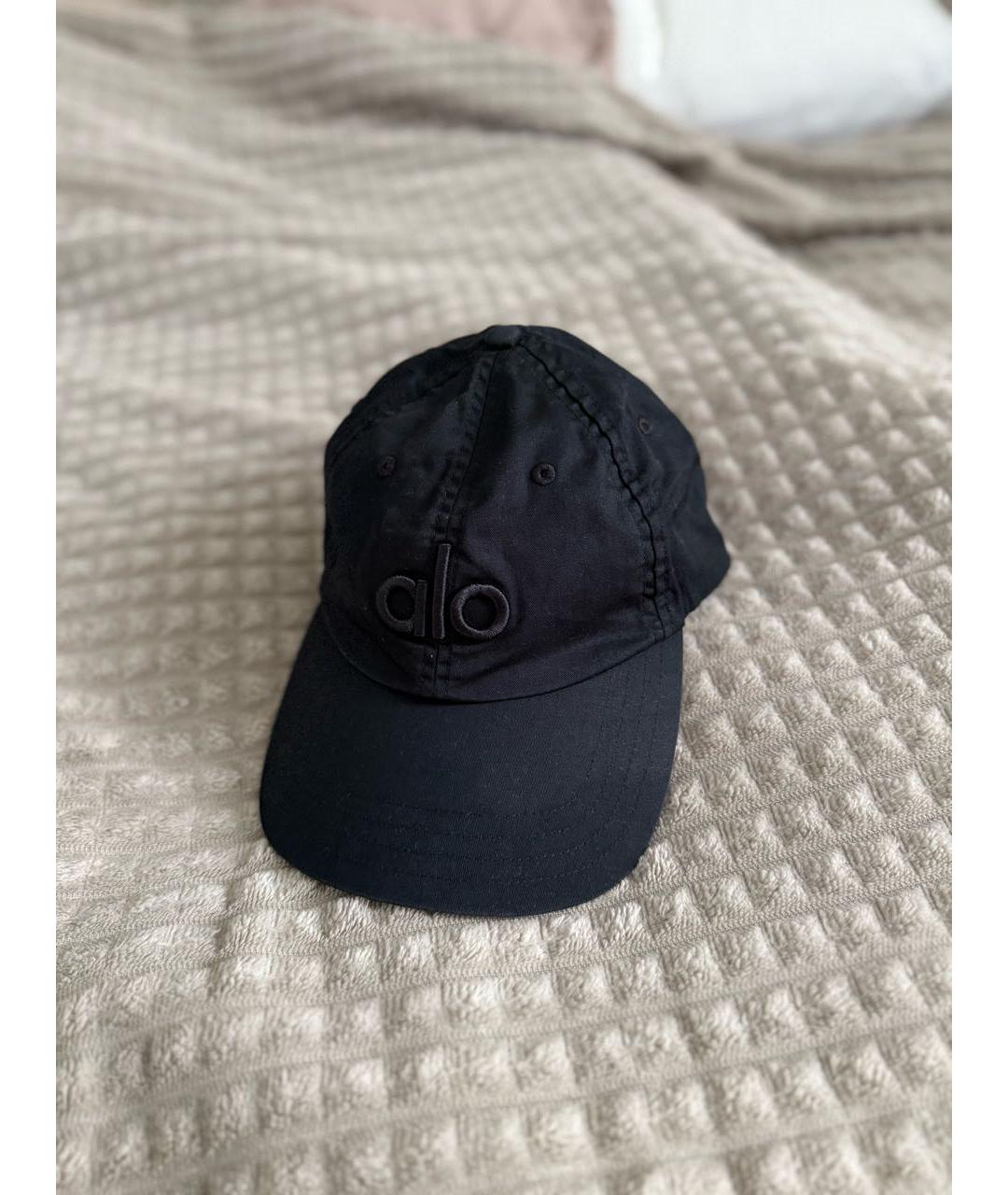 ALO YOGA Темно-синяя хлопковая кепка, фото 4