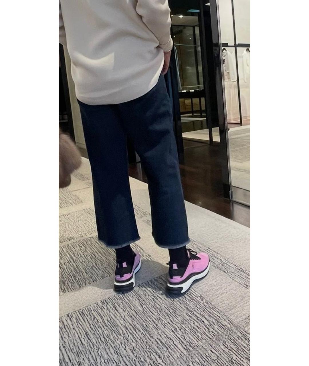 CHANEL Розовые замшевые кроссовки, фото 6