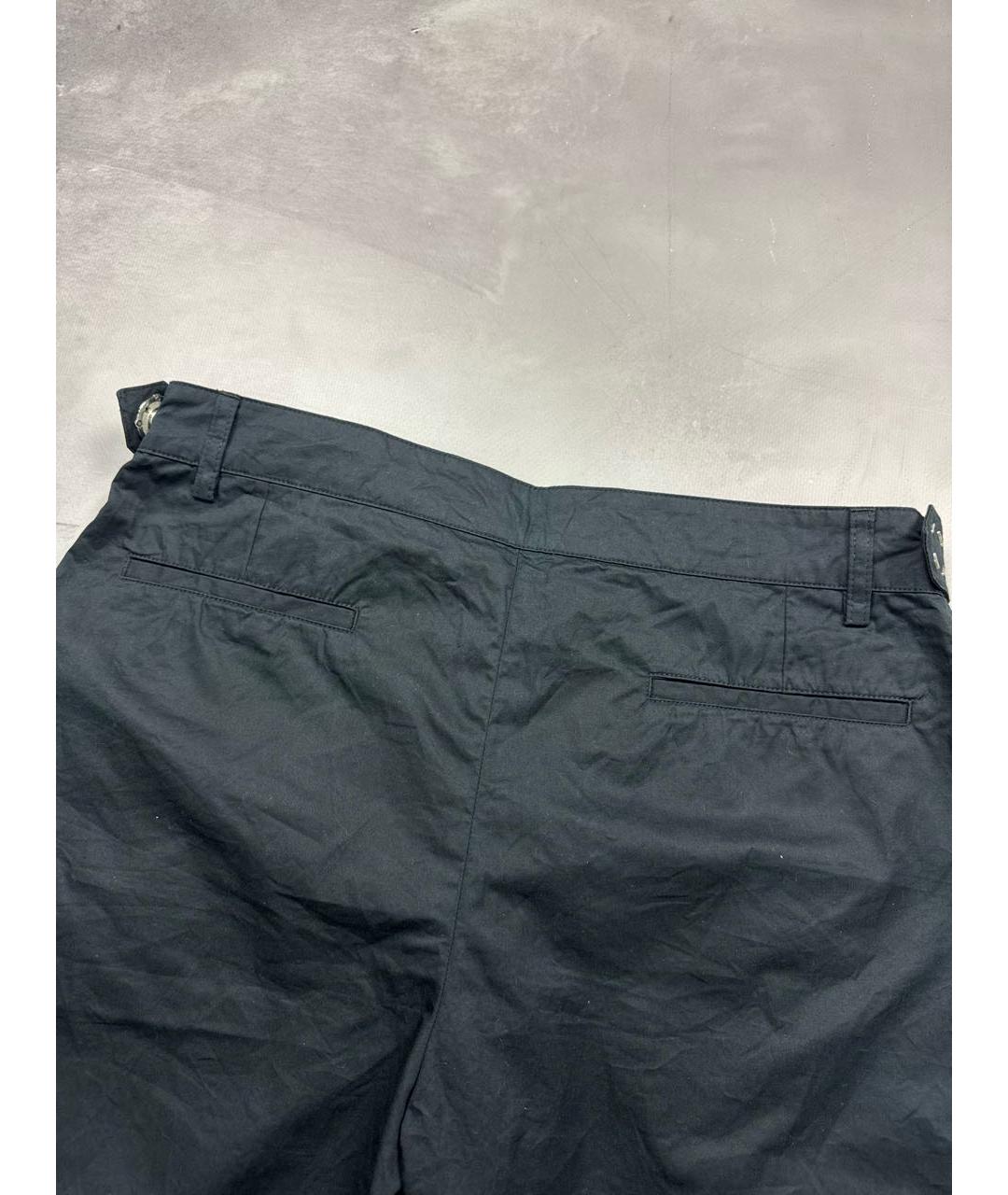RAF SIMONS Черные хлопковые шорты, фото 5