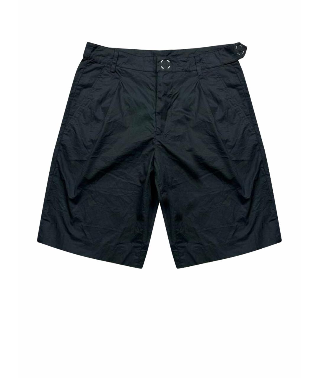 RAF SIMONS Черные хлопковые шорты, фото 1