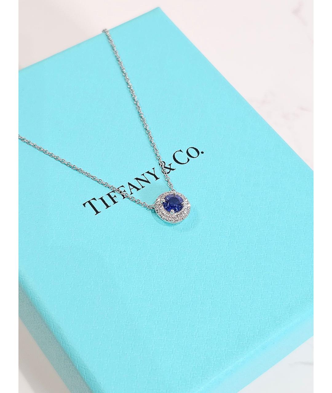 TIFFANY&CO Серебряная платиновая подвеска, фото 3