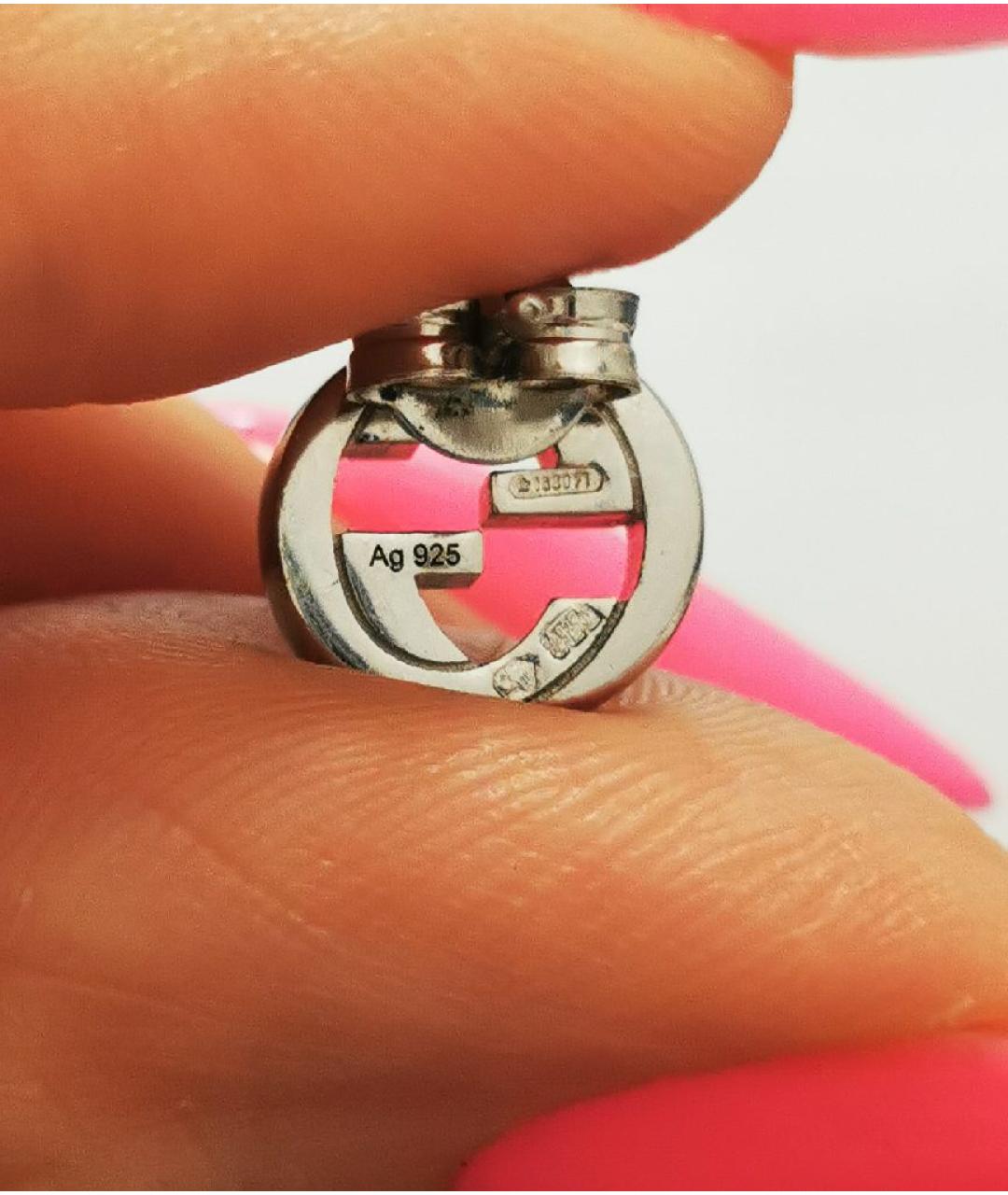 GUCCI Серебряные серебряные серьги, фото 7