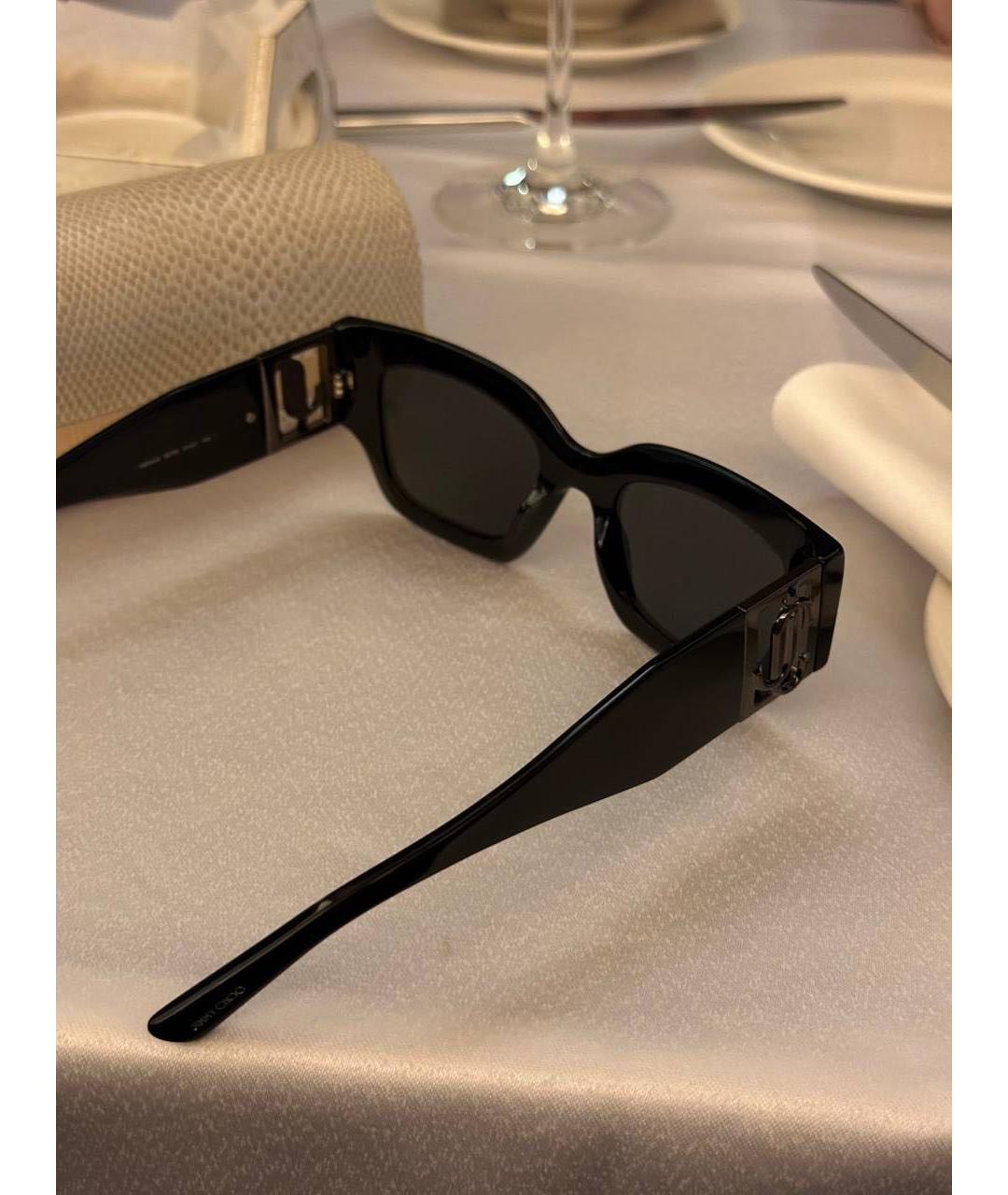 JIMMY CHOO Черные солнцезащитные очки, фото 4