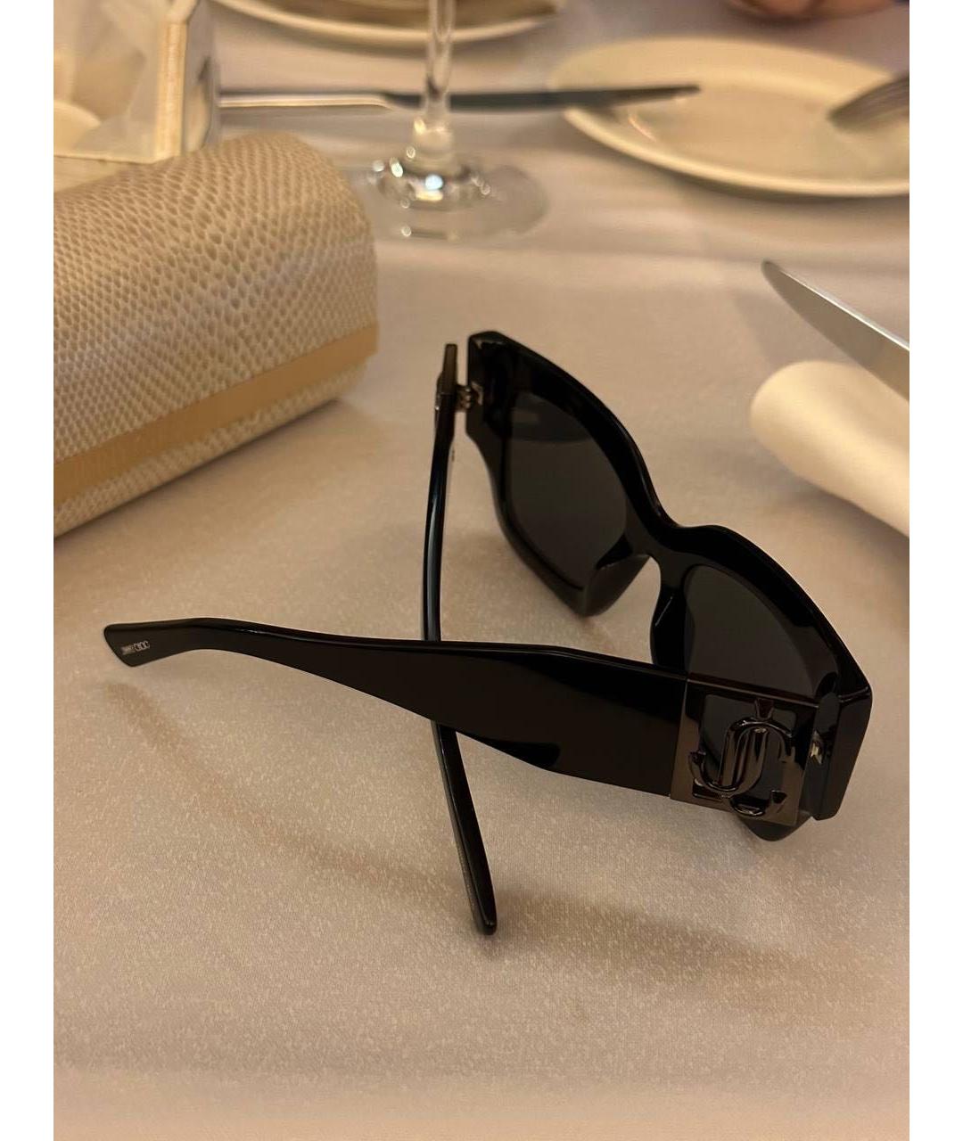 JIMMY CHOO Черные солнцезащитные очки, фото 3