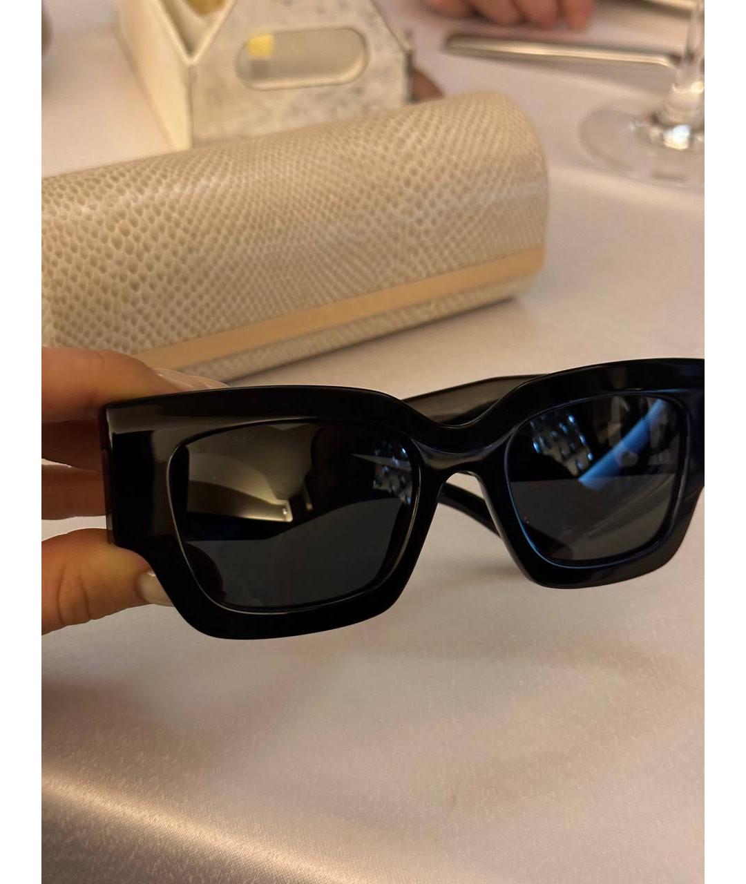JIMMY CHOO Черные солнцезащитные очки, фото 2