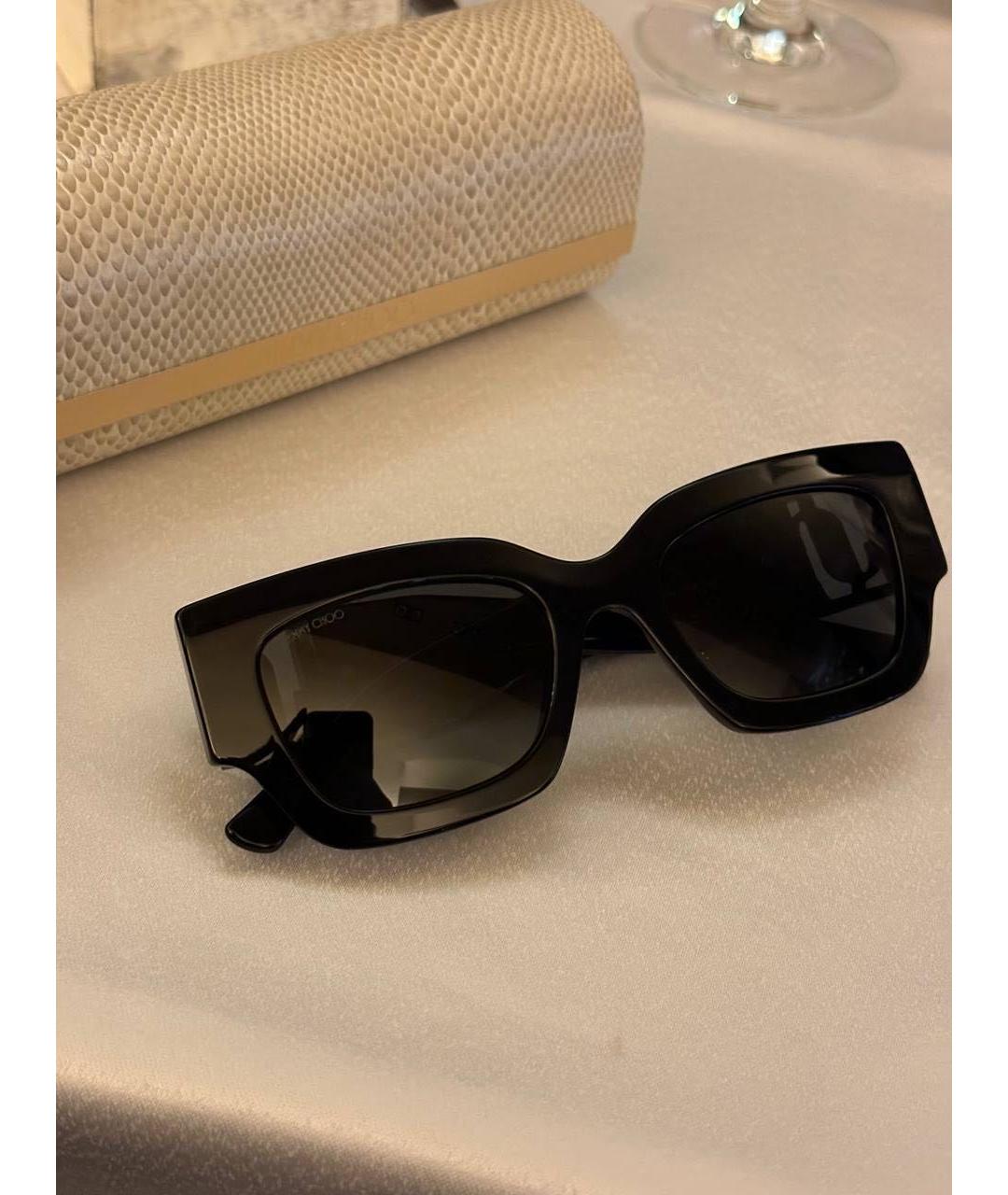 JIMMY CHOO Черные солнцезащитные очки, фото 5