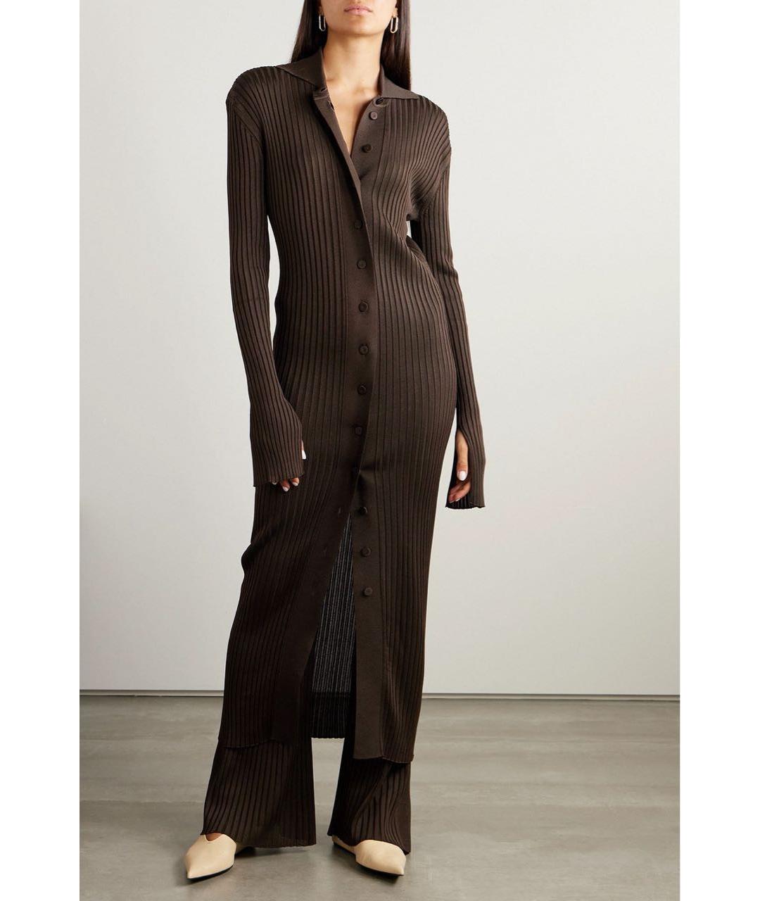 TOTEME Коричневое платье, фото 2