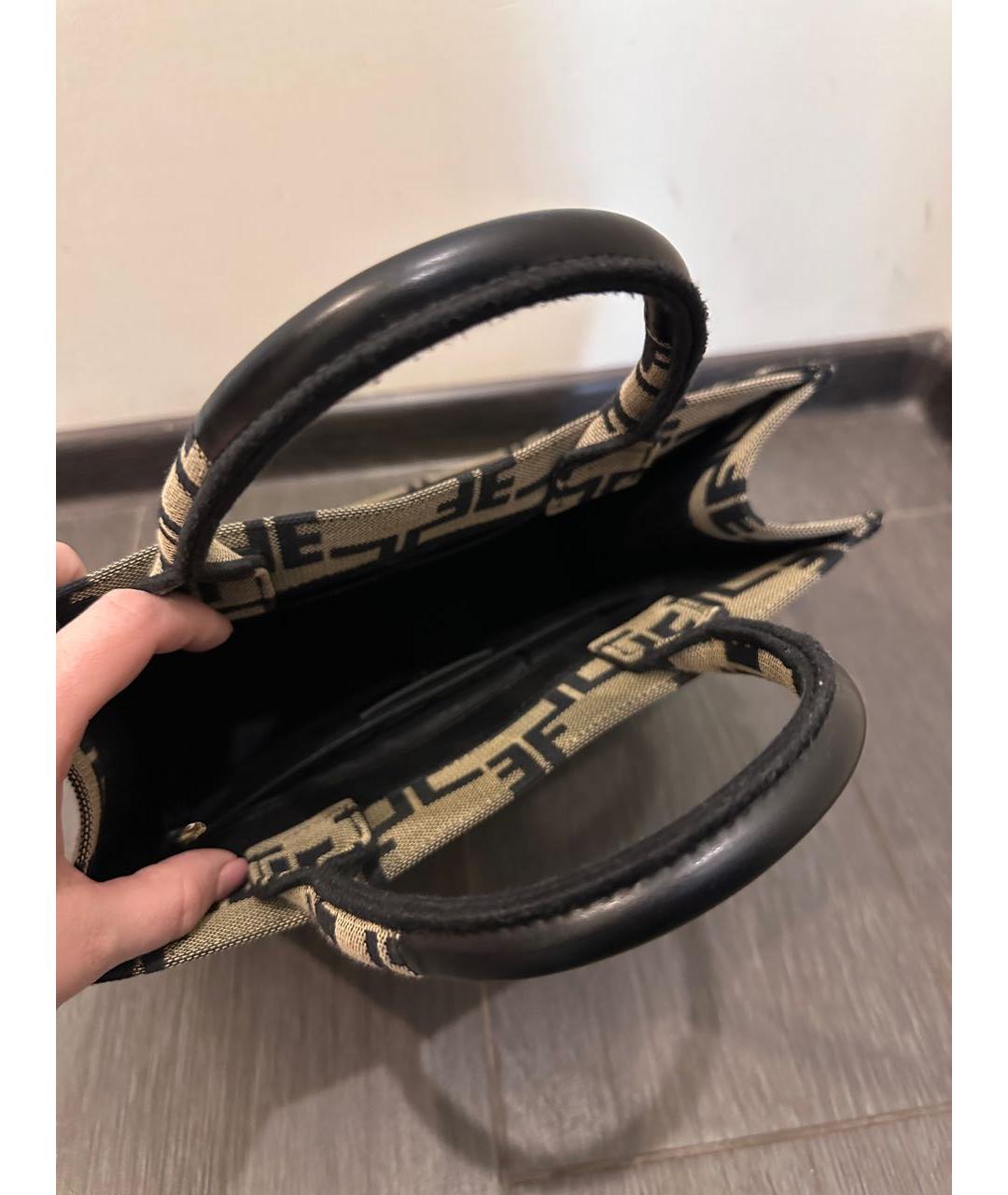 ELISABETTA FRANCHI Мульти жаккардовая сумка тоут, фото 4