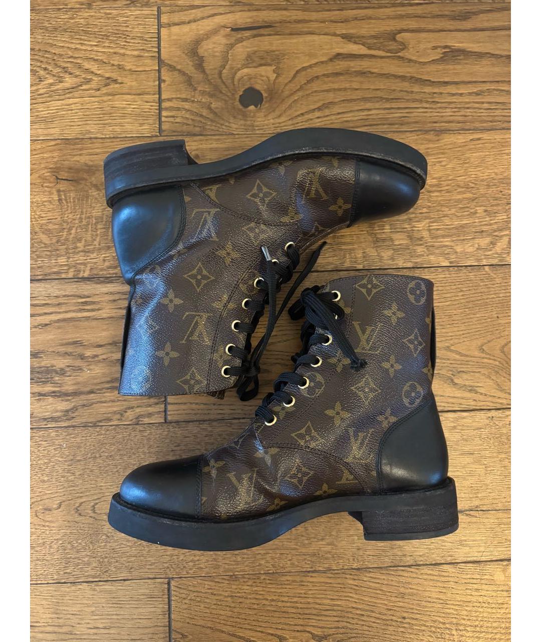 LOUIS VUITTON Коричневые ботинки, фото 3
