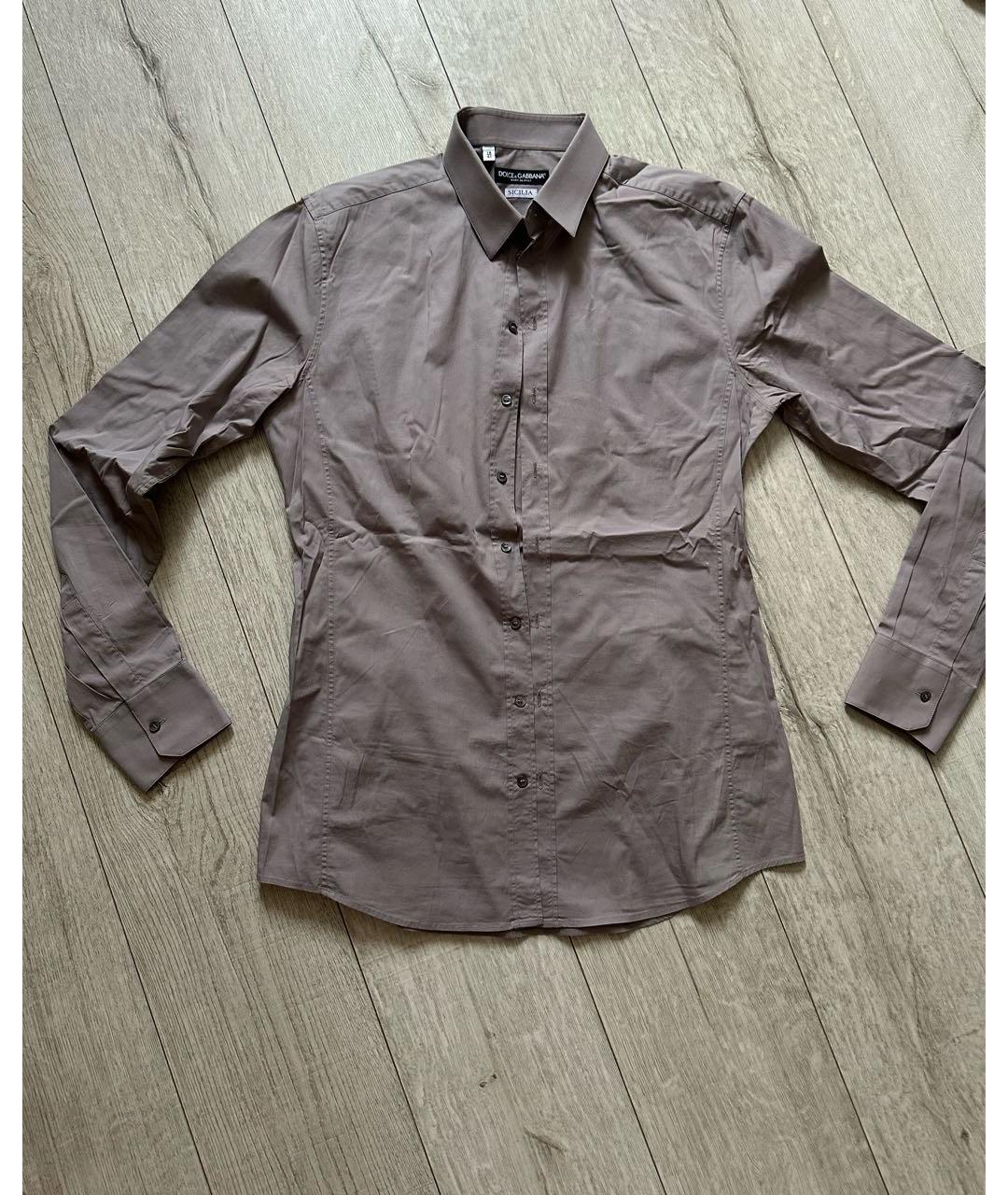 DOLCE&GABBANA Хлопковая классическая рубашка, фото 7