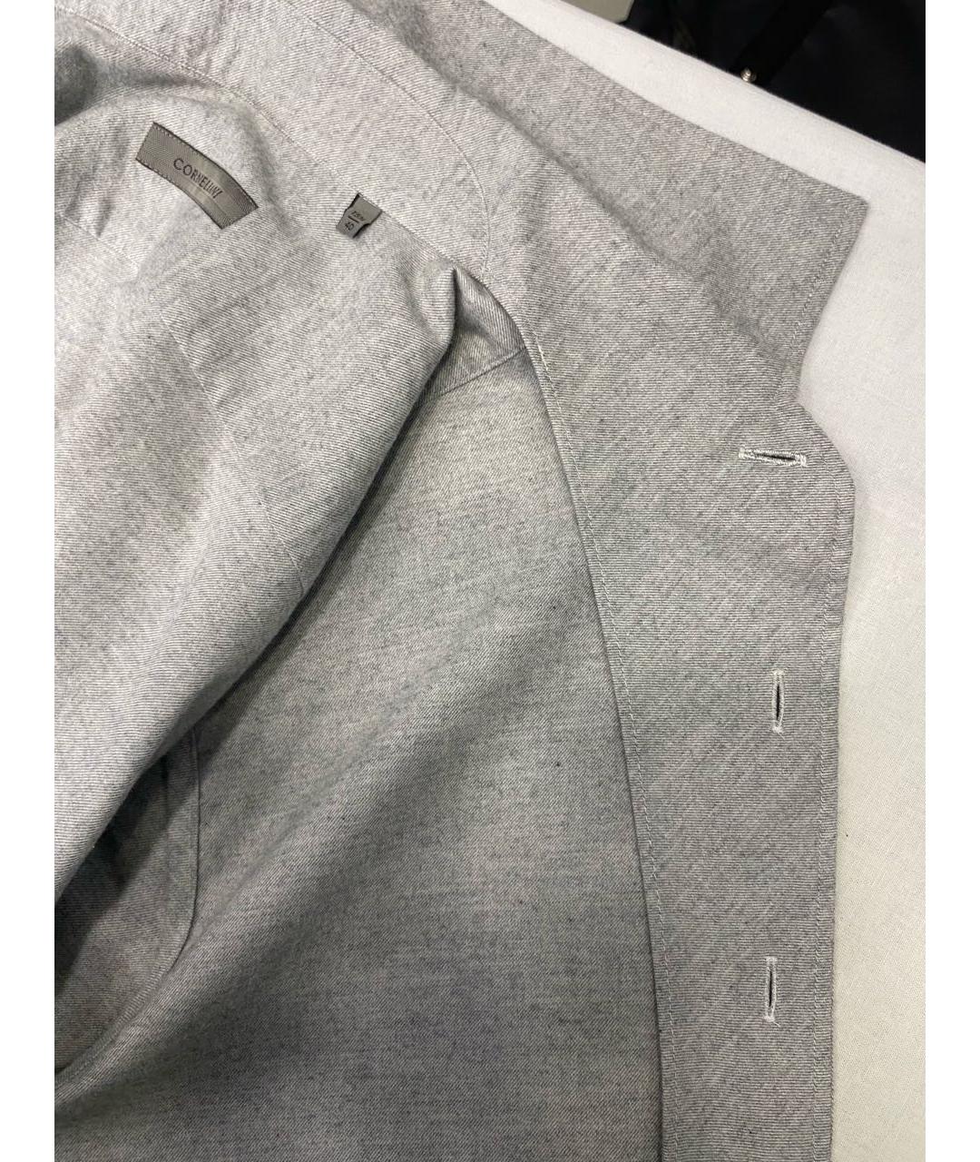 CORNELIANI Серая хлопковая кэжуал рубашка, фото 4