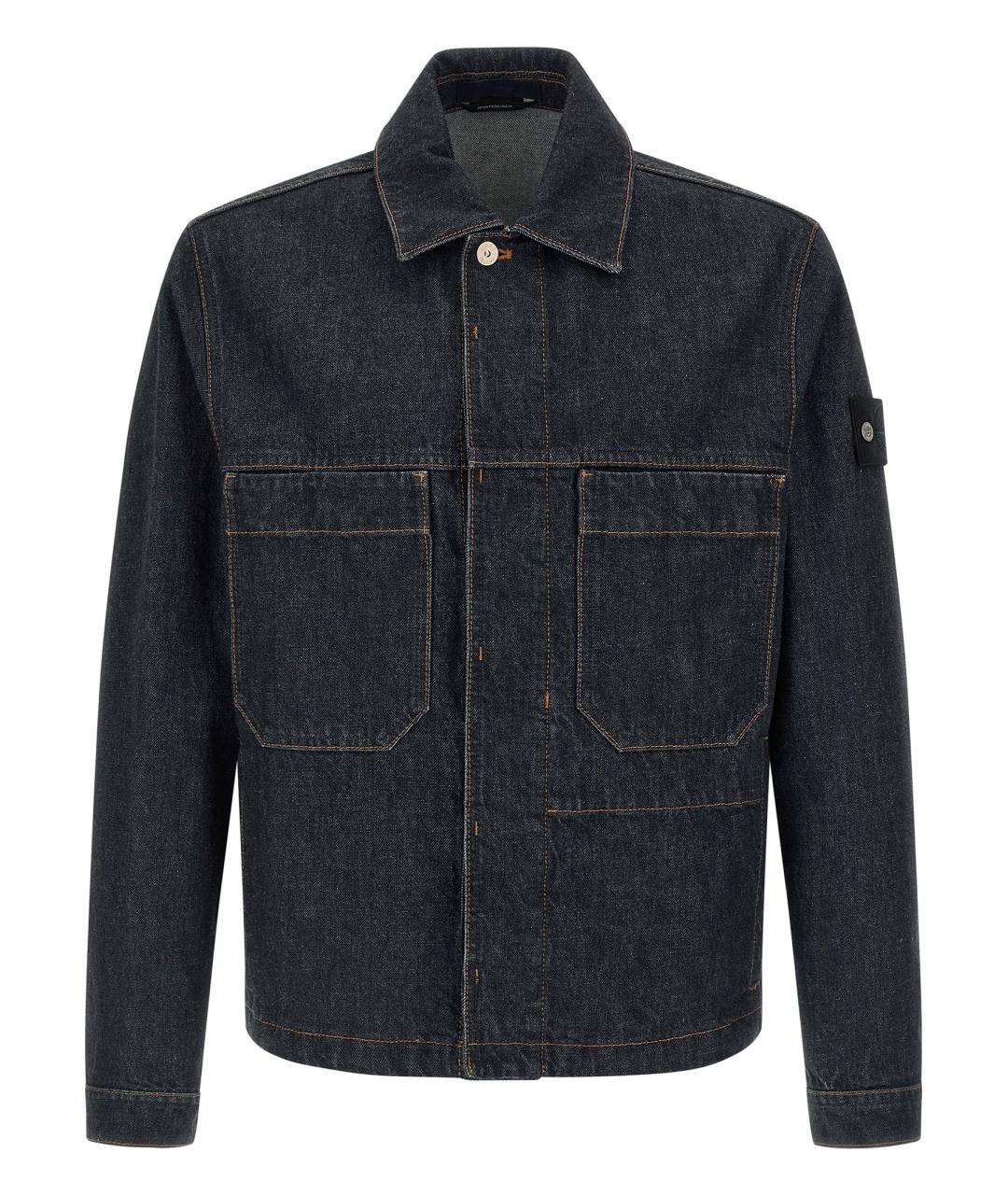 STONE ISLAND Синяя хлопковая куртка, фото 1