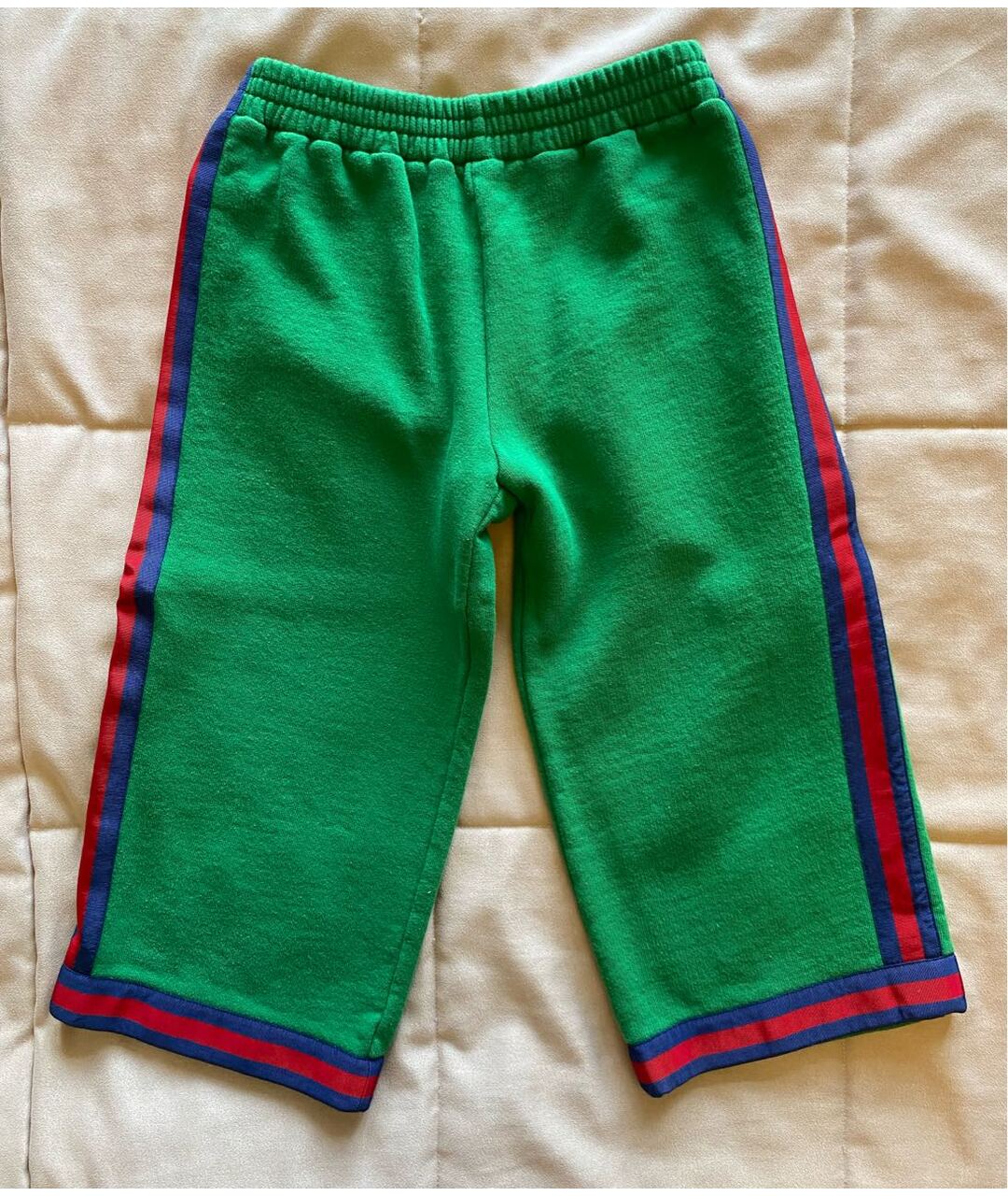 GUCCI KIDS Зеленые хлопковые брюки и шорты, фото 2
