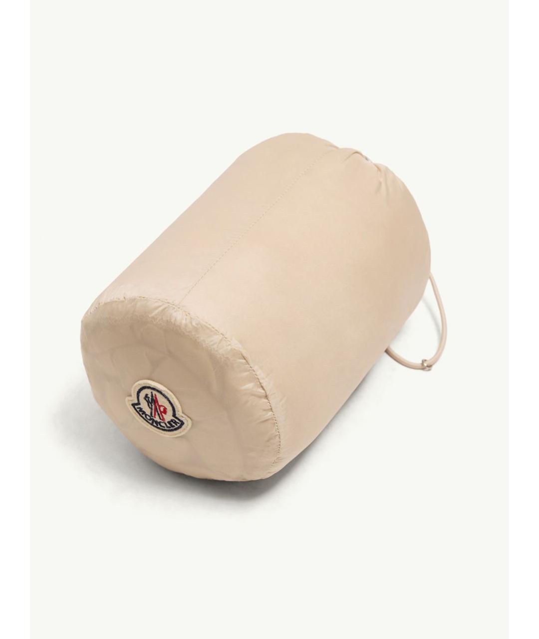 MONCLER Бежевая полиамидовая куртка, фото 7