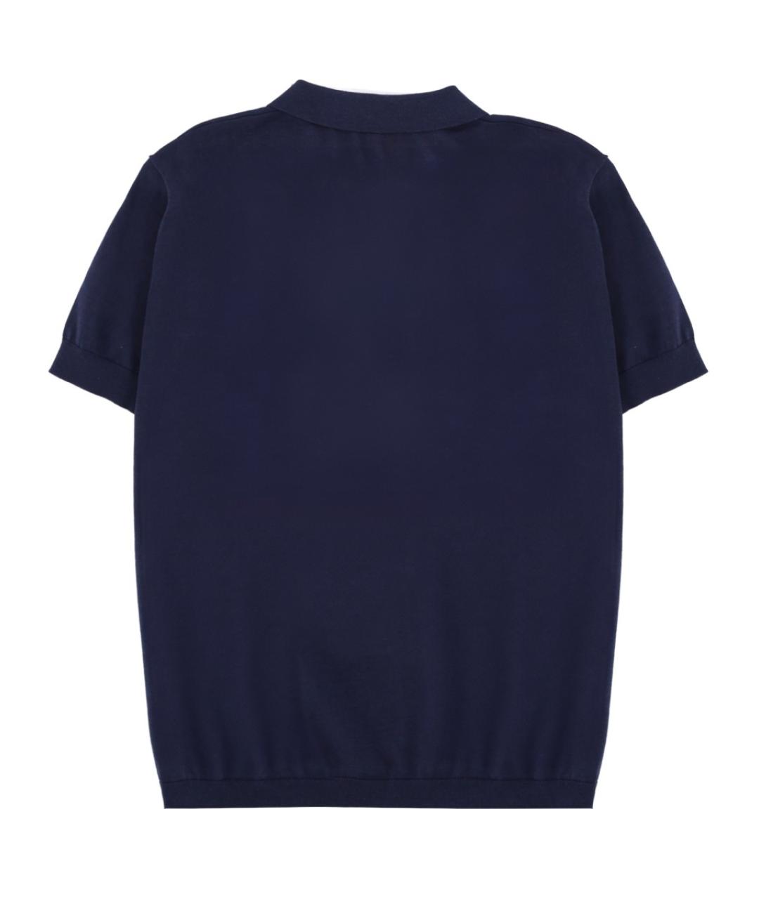 ASPESI Синяя хлопковая футболка, фото 2