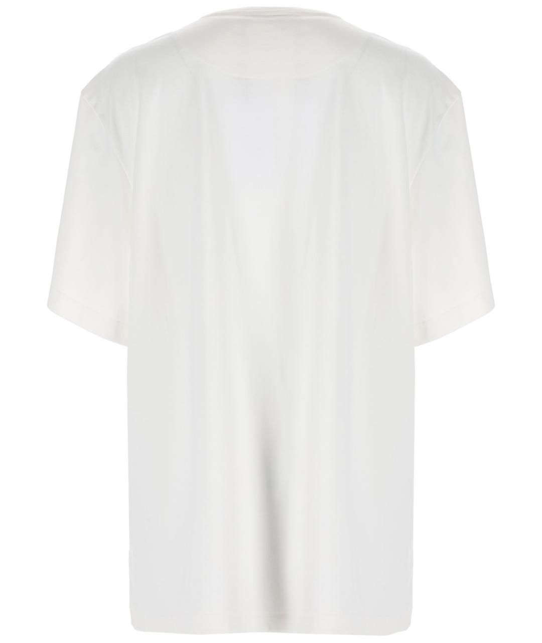 THE ATTICO Белая хлопковая футболка, фото 2