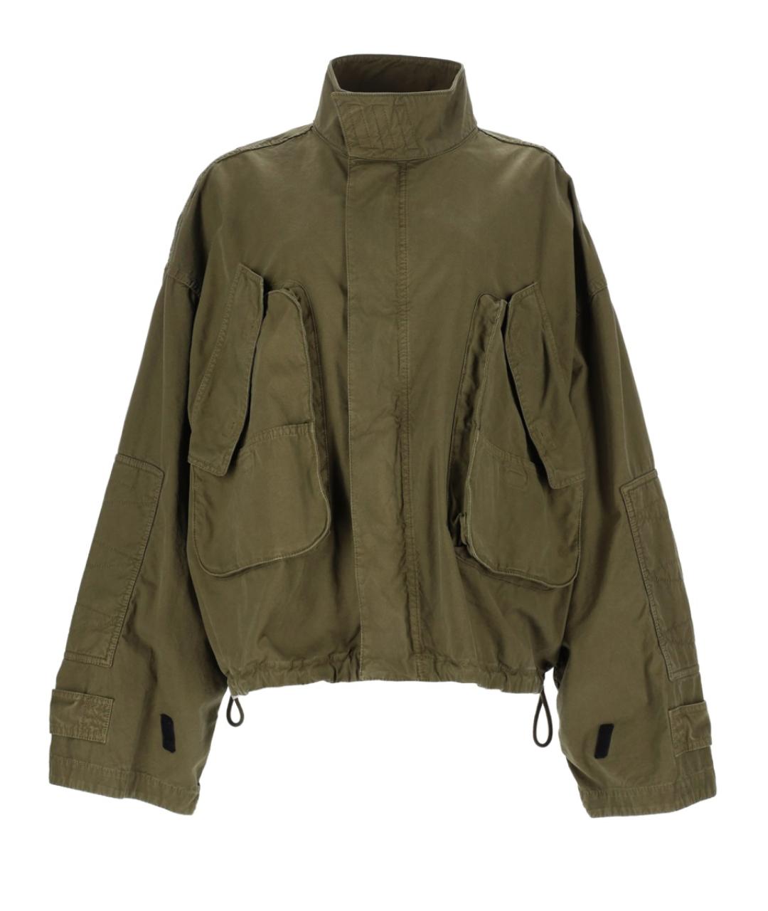 THE ATTICO Зеленая хлопковая куртка, фото 1