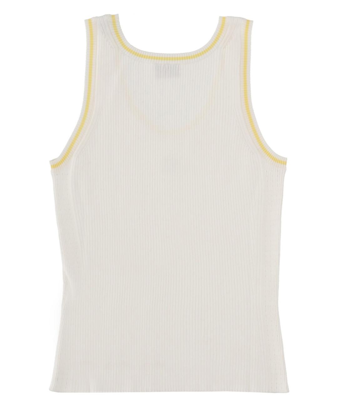 KENZO Белая вискозная майка, фото 2