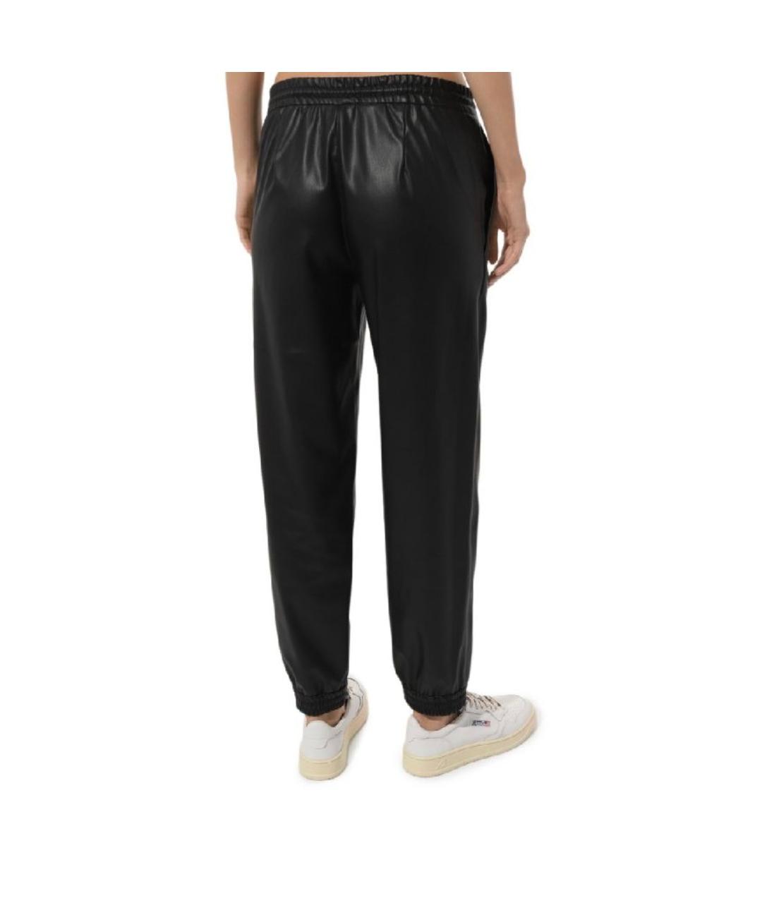 HUGO Черные полиэстеровые брюки широкие, фото 2