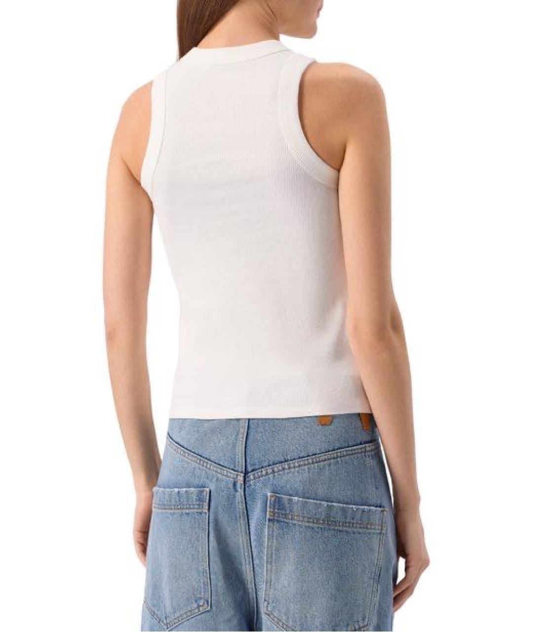 AREA Белая хлопковая майка, фото 3