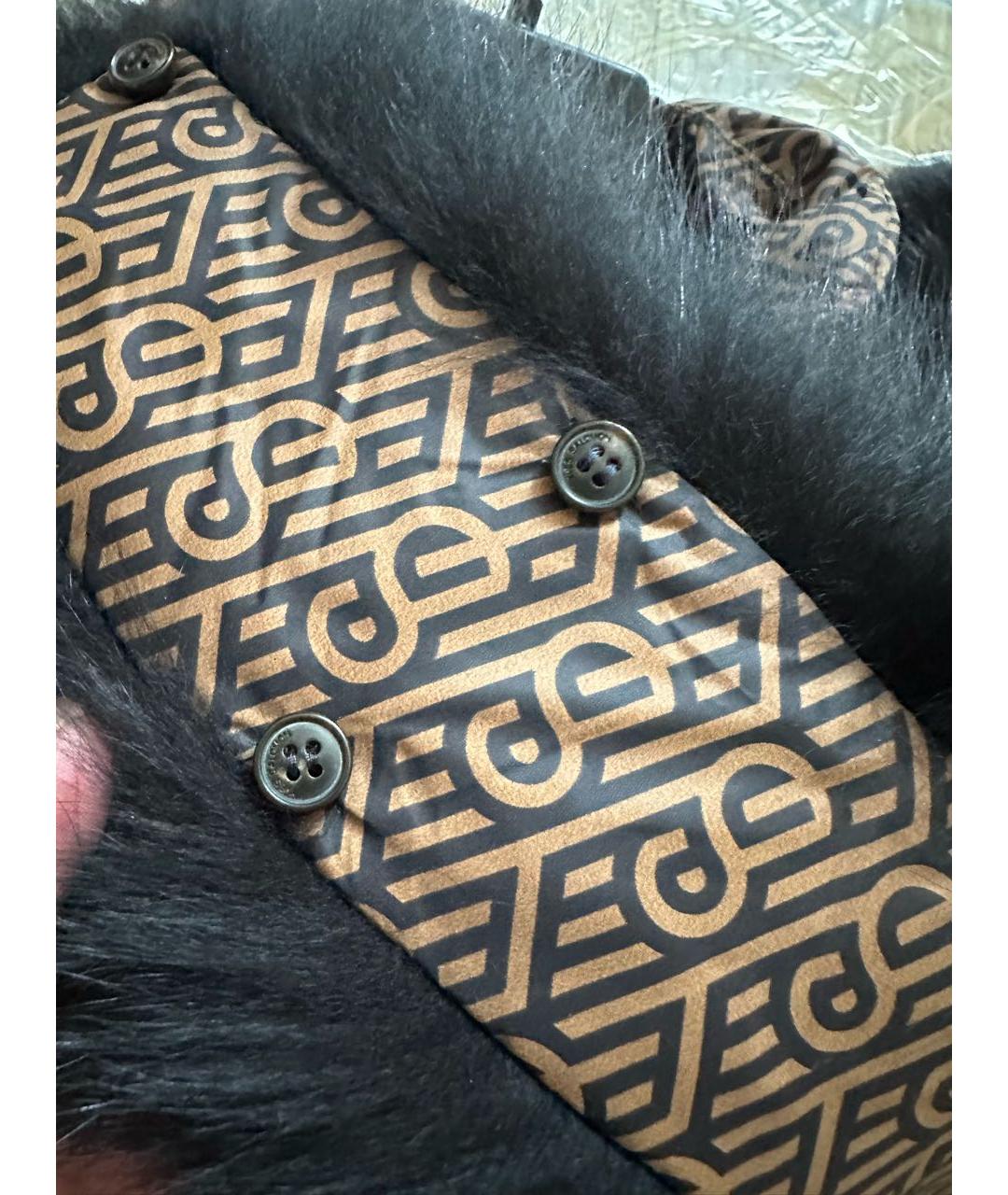 Yves Salomon Enfant Коричневый полиэстеровый пуховик, фото 6