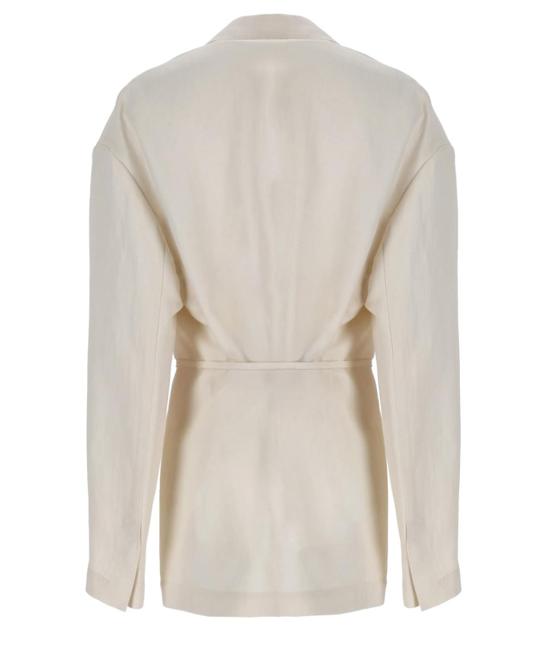 BRUNELLO CUCINELLI Белый вискозный жакет/пиджак, фото 2