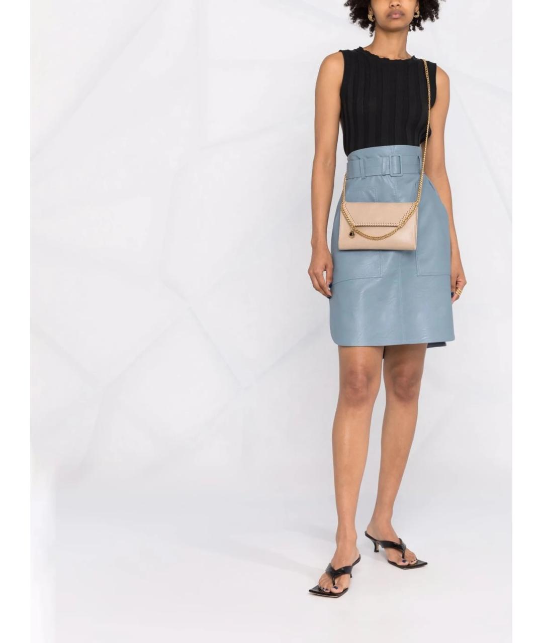 STELLA MCCARTNEY Бежевая синтетическая сумка через плечо, фото 2