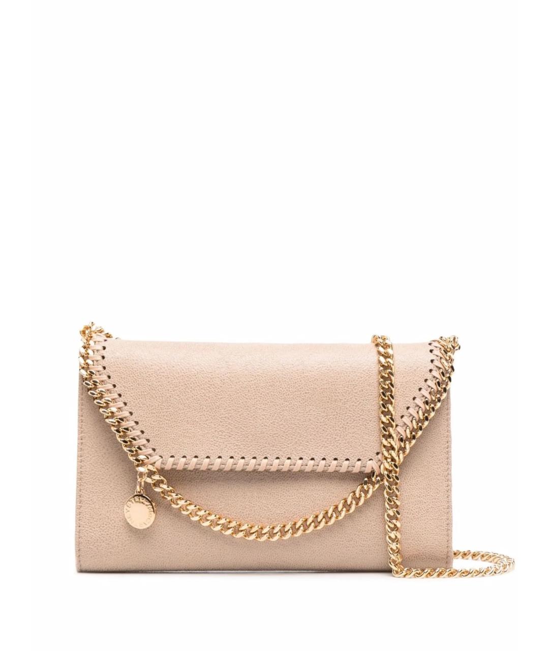STELLA MCCARTNEY Бежевая синтетическая сумка через плечо, фото 1