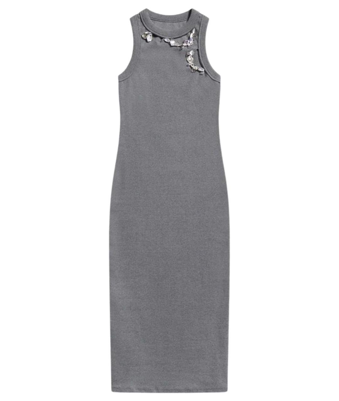 AREA Серое полиэстеровое платье, фото 1
