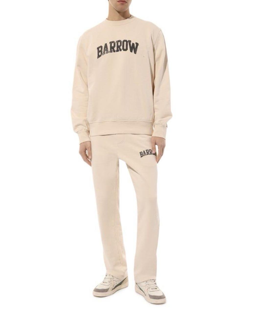 BARROW Бежевые хлопковые повседневные брюки, фото 4