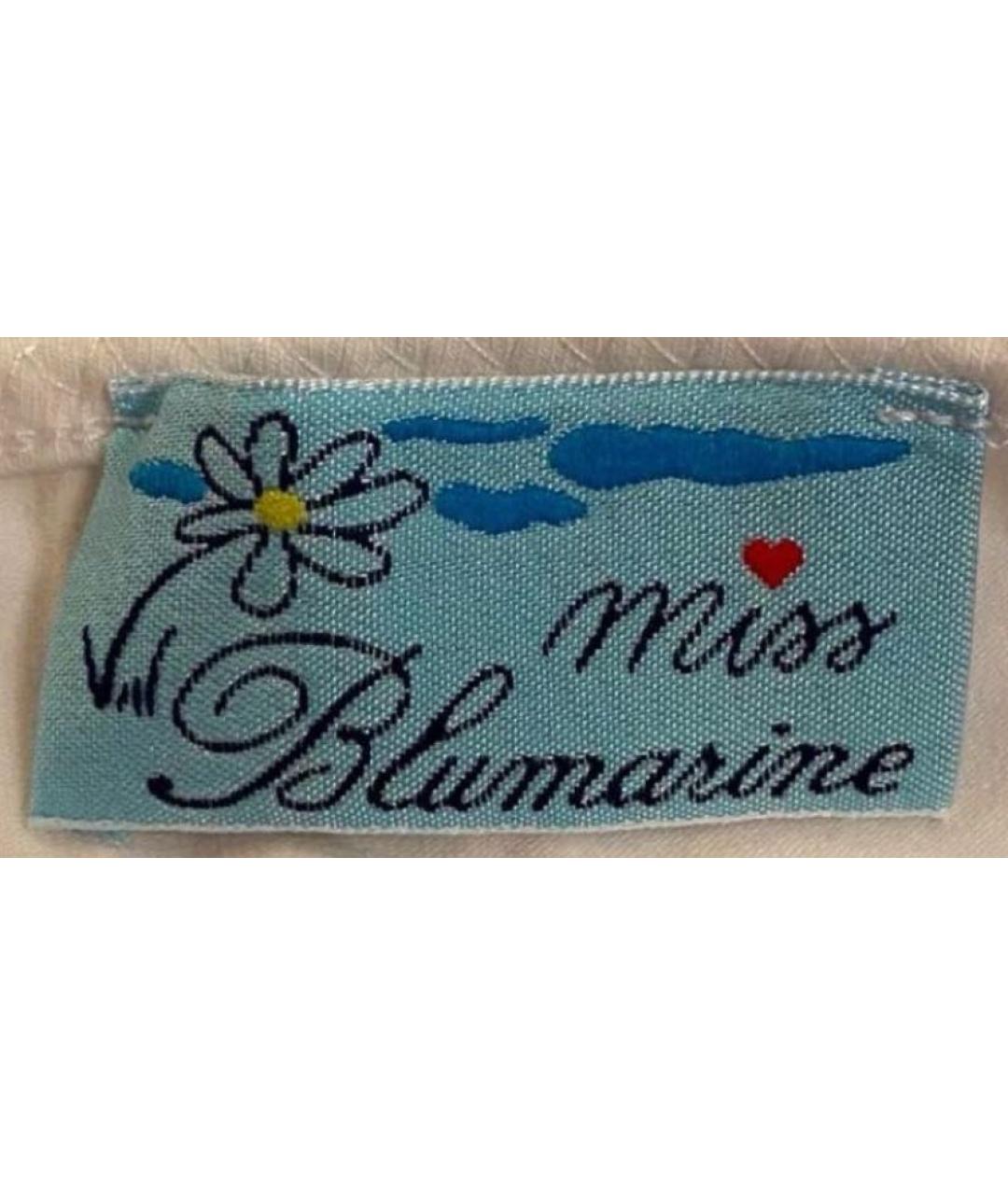 MISS BLUMARINE Белый хлопковый комплект, фото 5