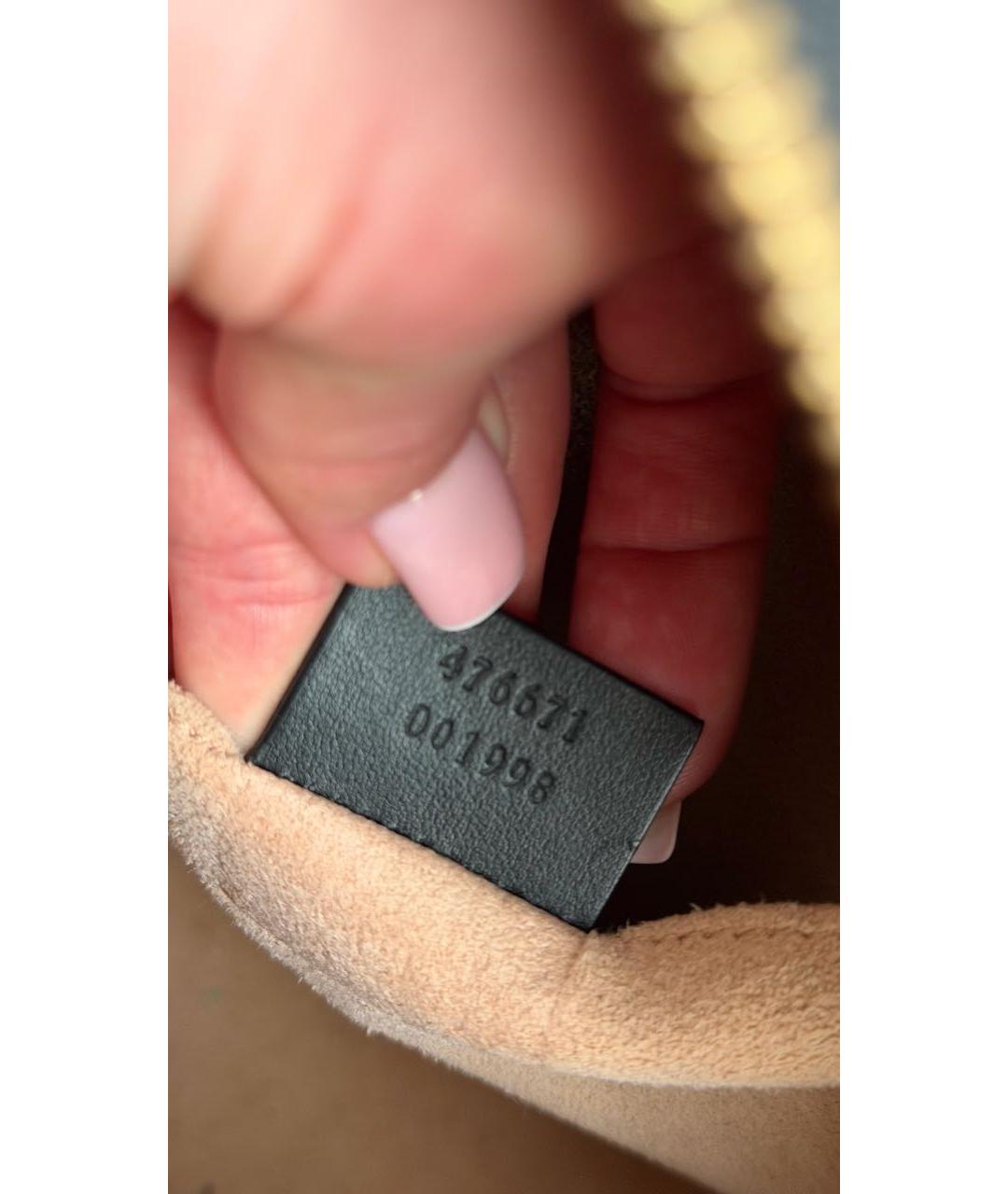 GUCCI Черный кожаный рюкзак, фото 5