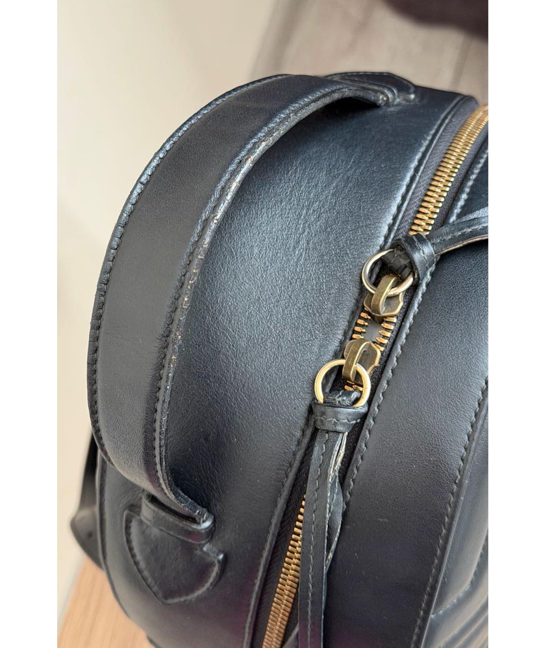 GUCCI Черный кожаный рюкзак, фото 8