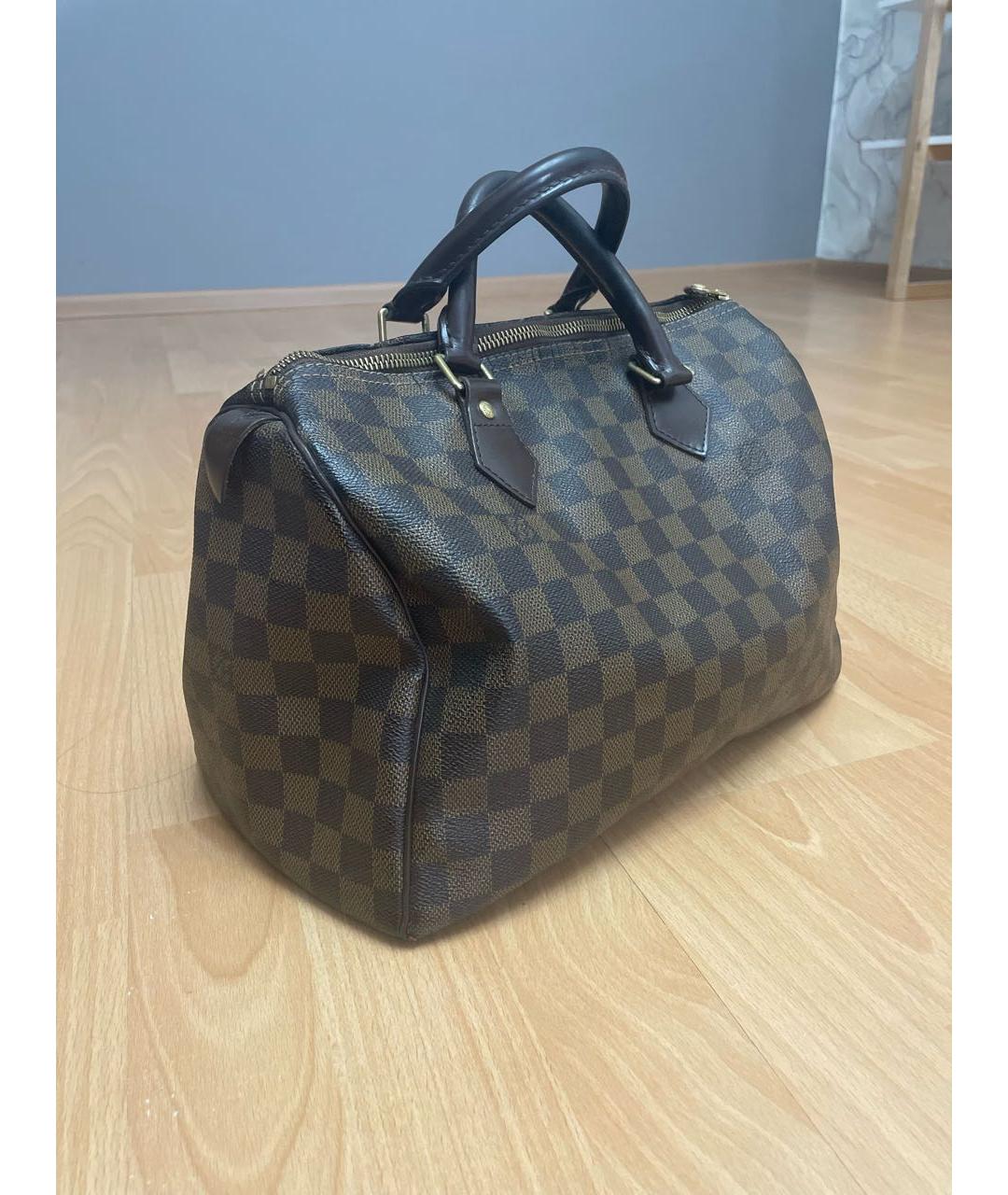 LOUIS VUITTON Коричневая сумка тоут, фото 3