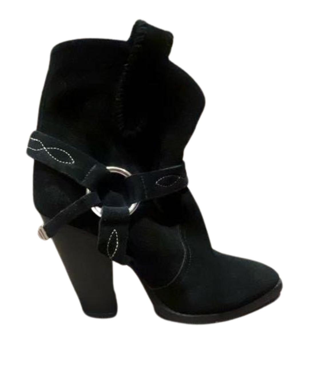 ISABEL MARANT ETOILE Черные замшевые ботильоны, фото 1
