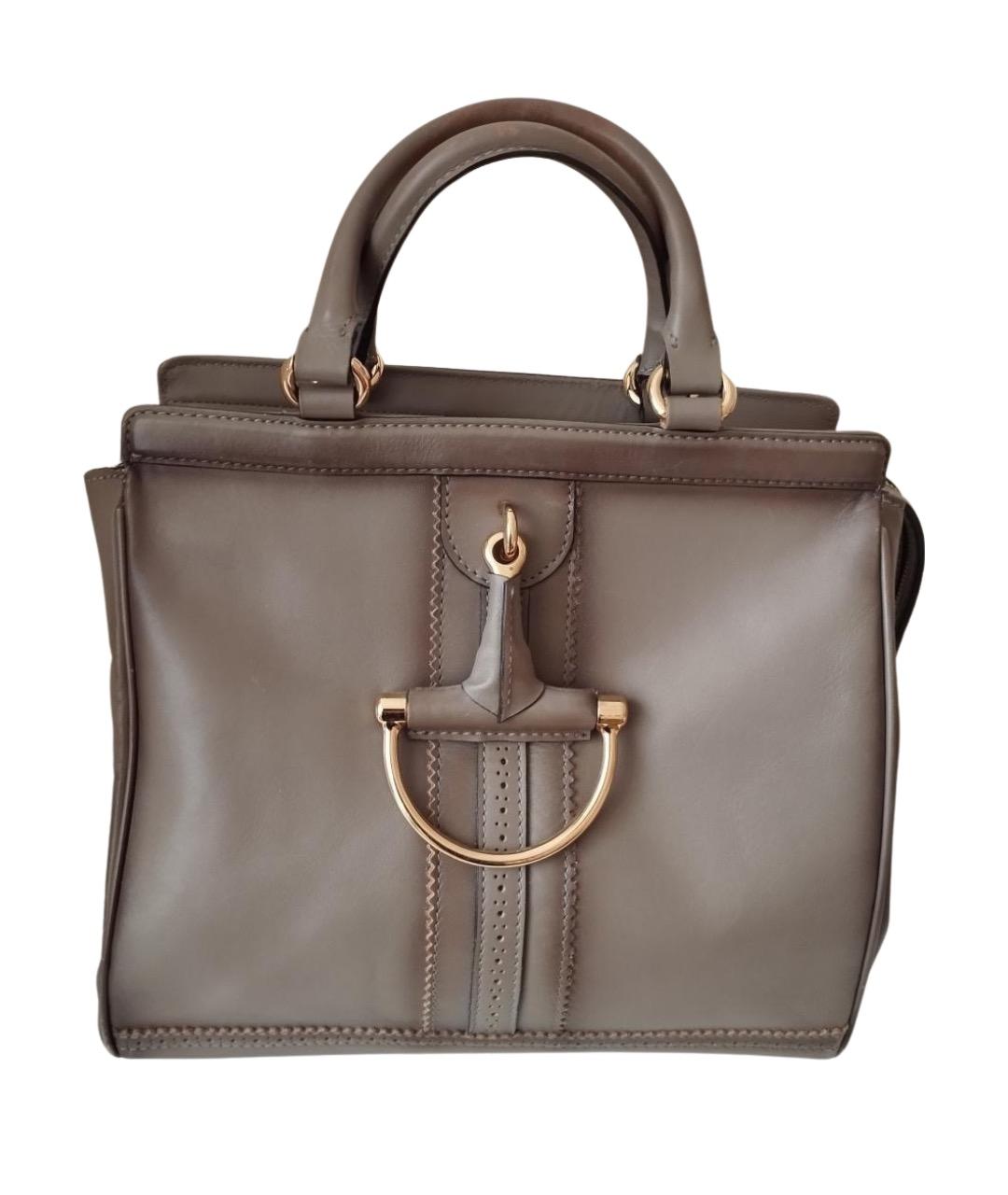 GUCCI Кожаная сумка с короткими ручками, фото 1