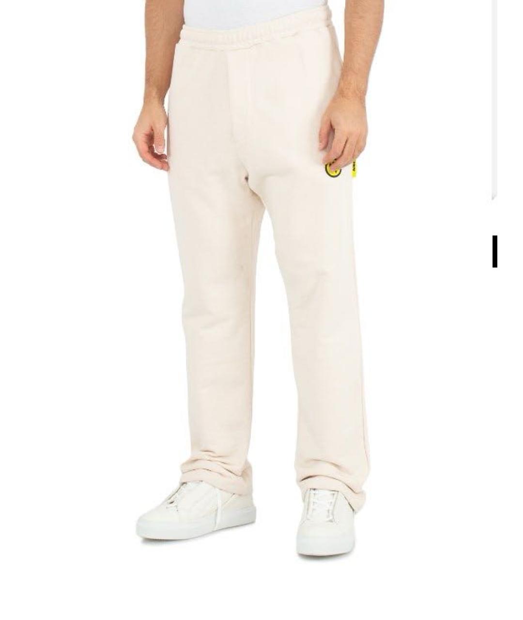 BARROW Белые хлопковые повседневные брюки, фото 3