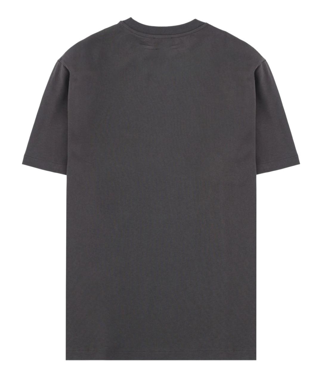 A.P.C. Серая хлопковая футболка, фото 2
