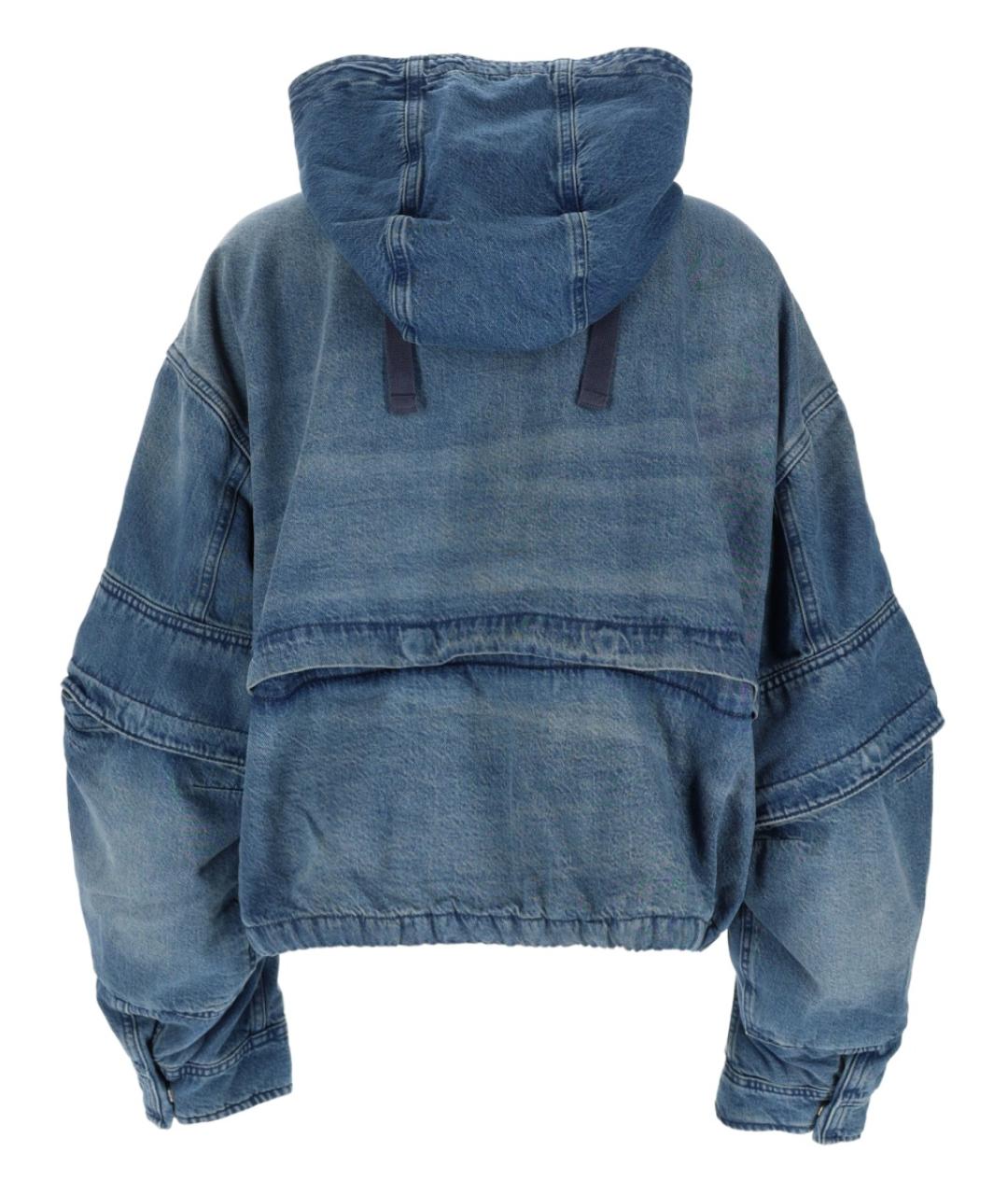 ALEXANDER WANG Синяя хлопковая куртка, фото 2