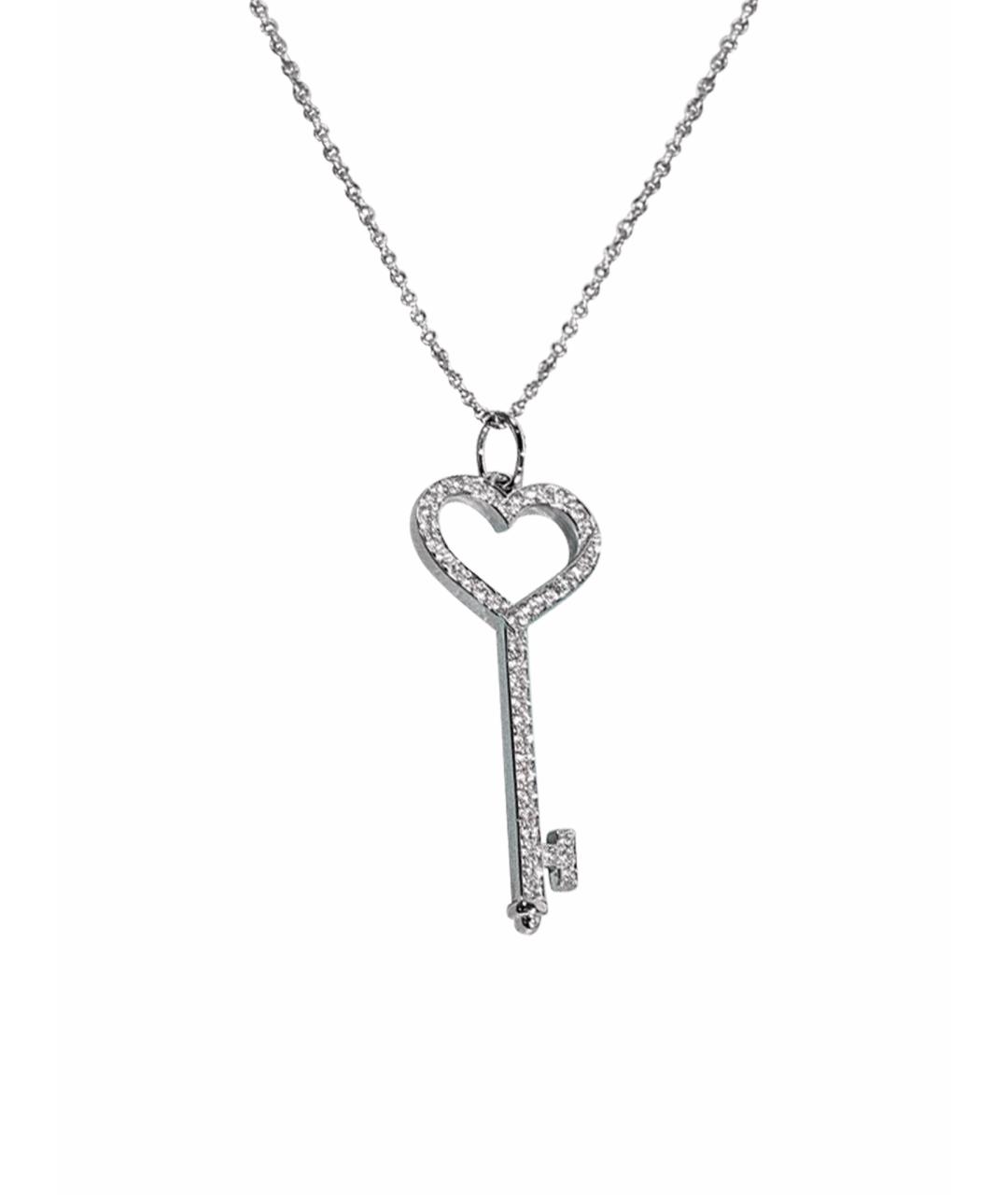 TIFFANY&CO Серебряная подвеска из белого золота, фото 1
