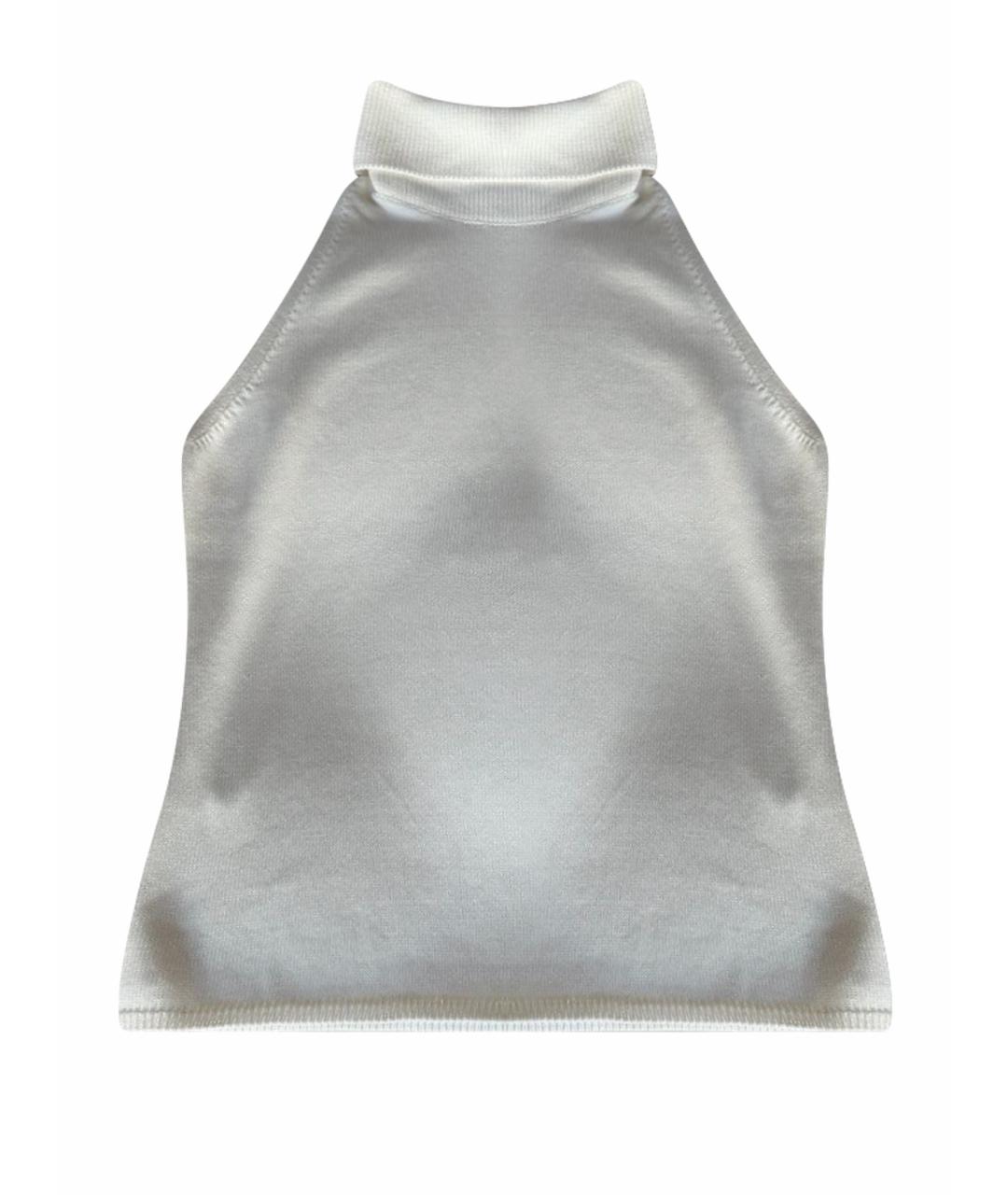 12 STOREEZ Белая хлопковая водолазка, фото 1