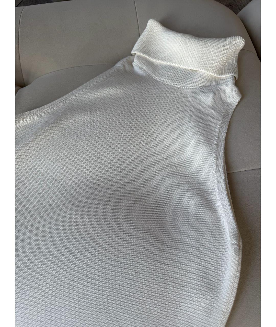 12 STOREEZ Белая хлопковая водолазка, фото 2