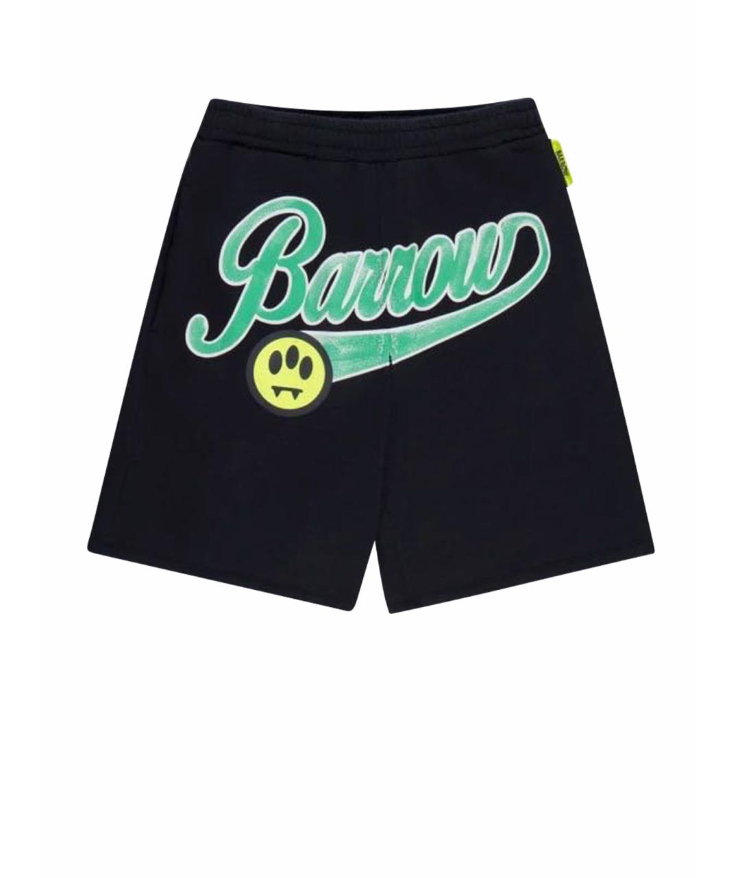 BARROW Черные хлопковые шорты, фото 1