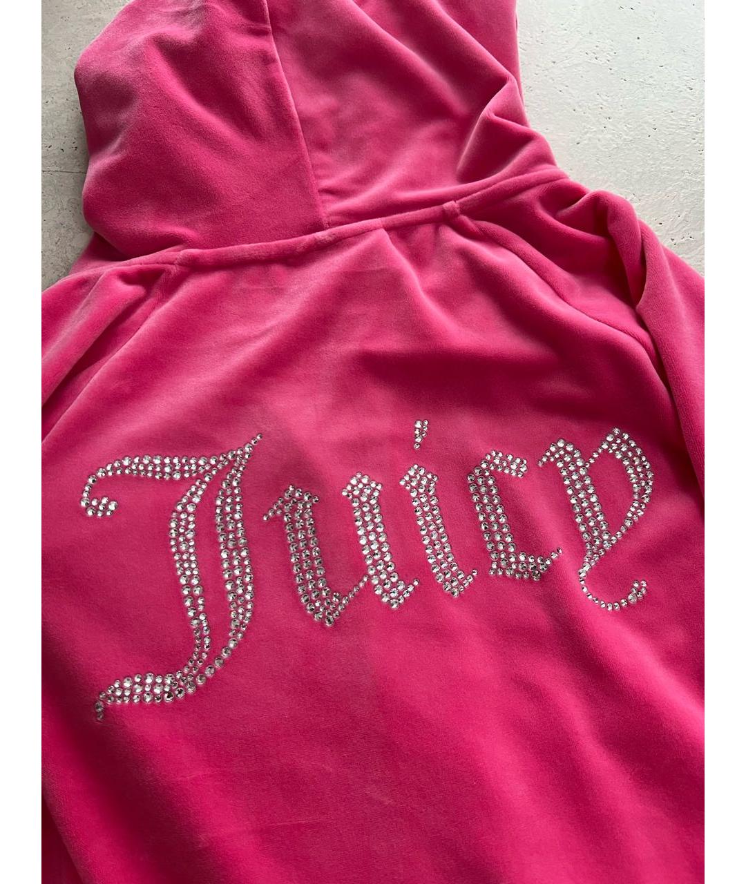 JUICY COUTURE Фуксия велюровый спортивные костюмы, фото 5