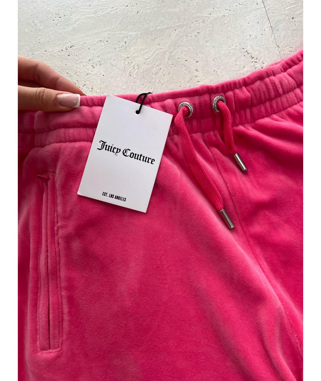 JUICY COUTURE Фуксия велюровый спортивные костюмы, фото 6