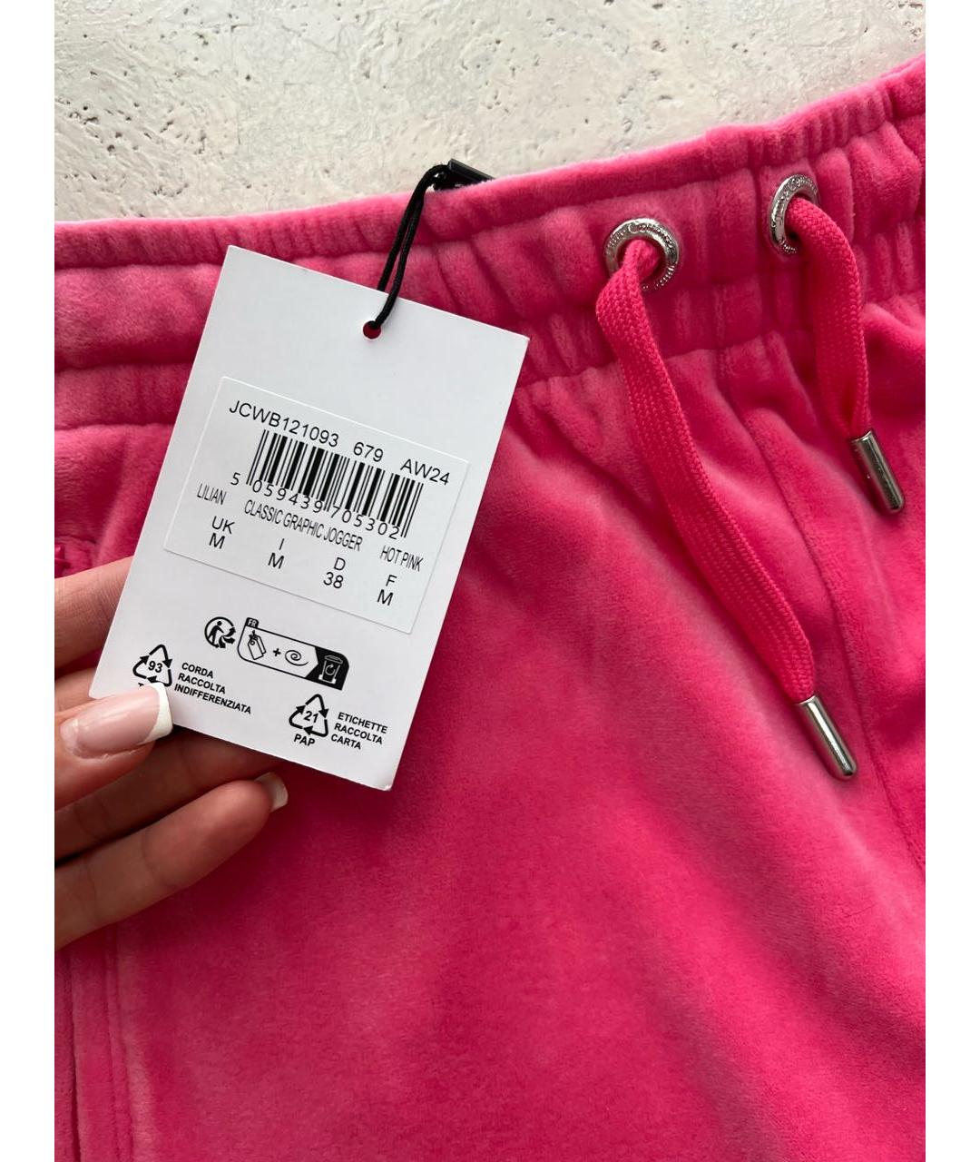 JUICY COUTURE Фуксия велюровый спортивные костюмы, фото 7