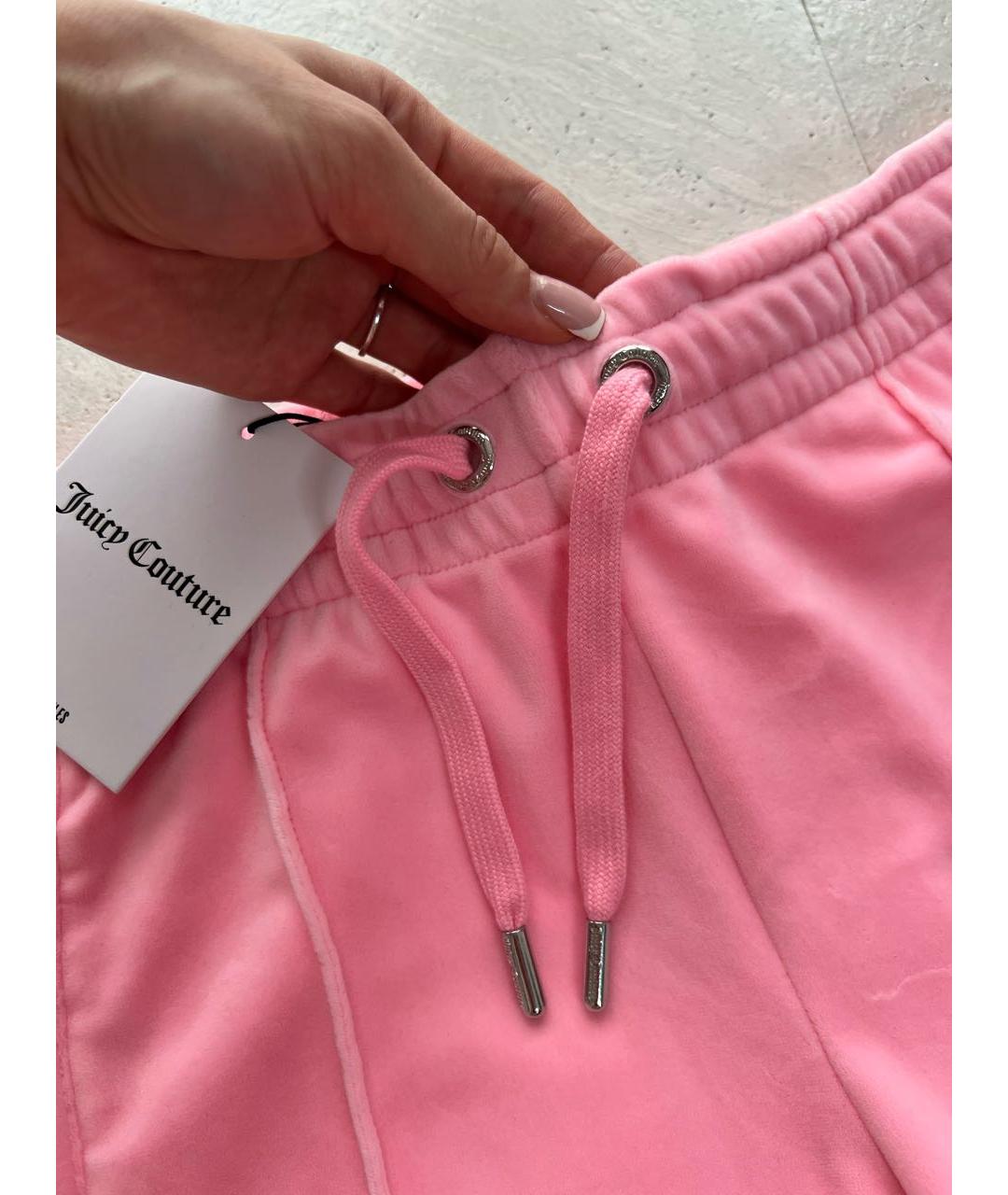 JUICY COUTURE Розовый велюровый спортивные костюмы, фото 6