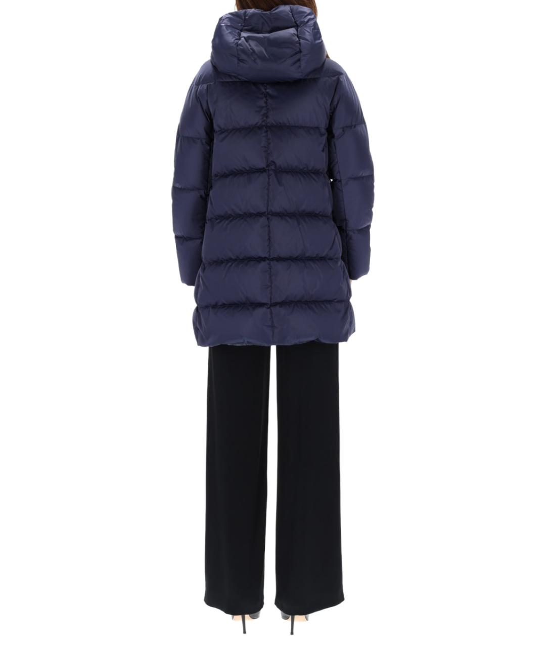 HERNO Синий полиэстеровый пуховик, фото 5